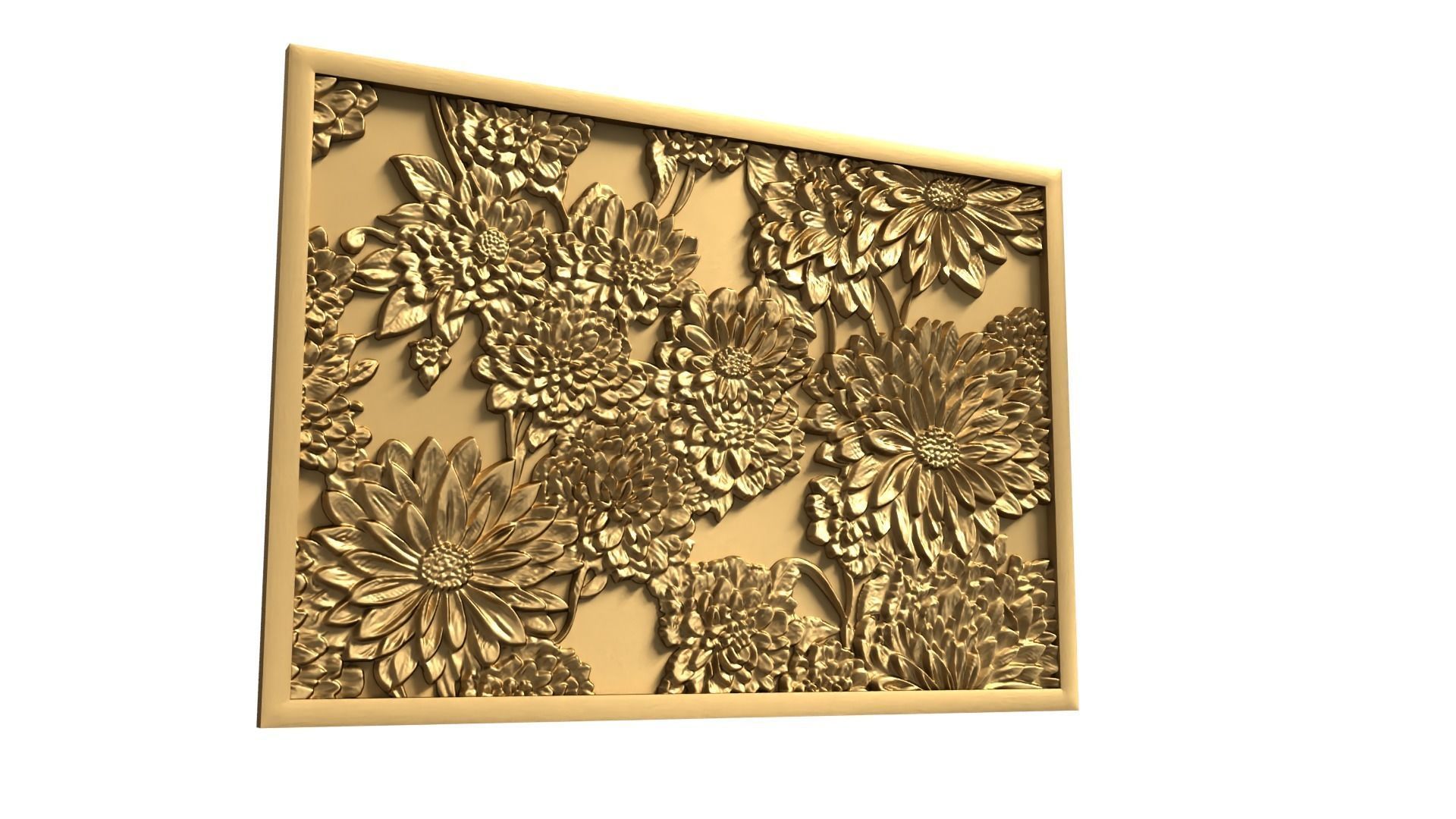 Modern Wall Panel Relief for CNC and 3D Printing 07 3D print model_7