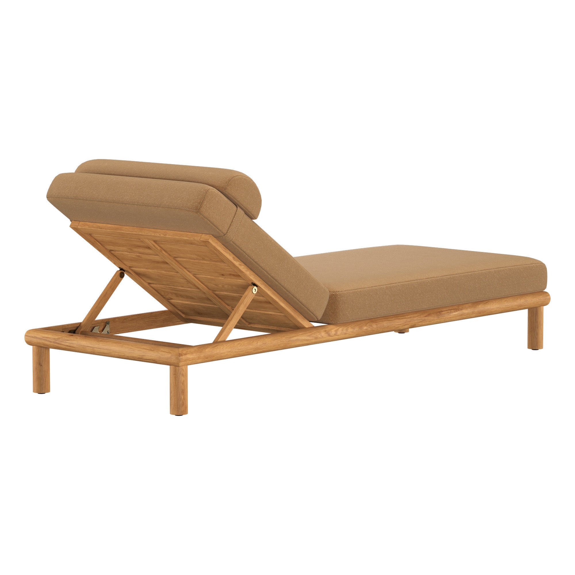 PALMA TEAK CHAISE 3D model_5