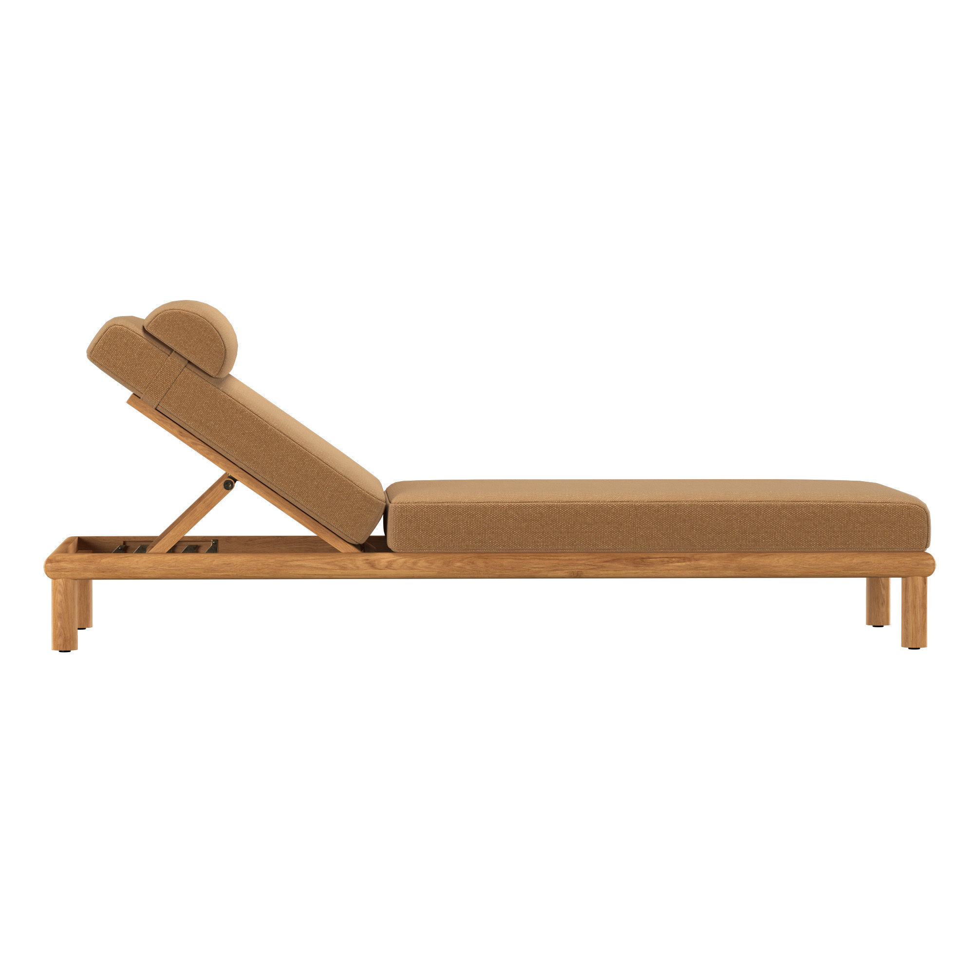 PALMA TEAK CHAISE 3D model_4