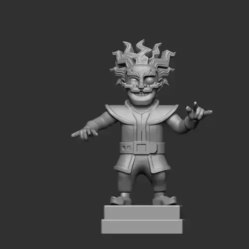 Clash Royale Electro Wizard 3d model
