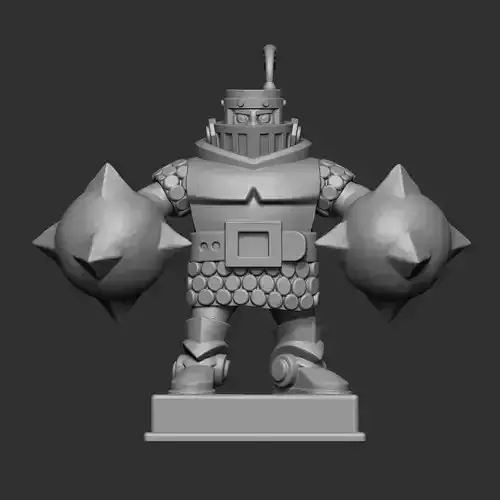 Mega Knight of Clash Royale 3d model