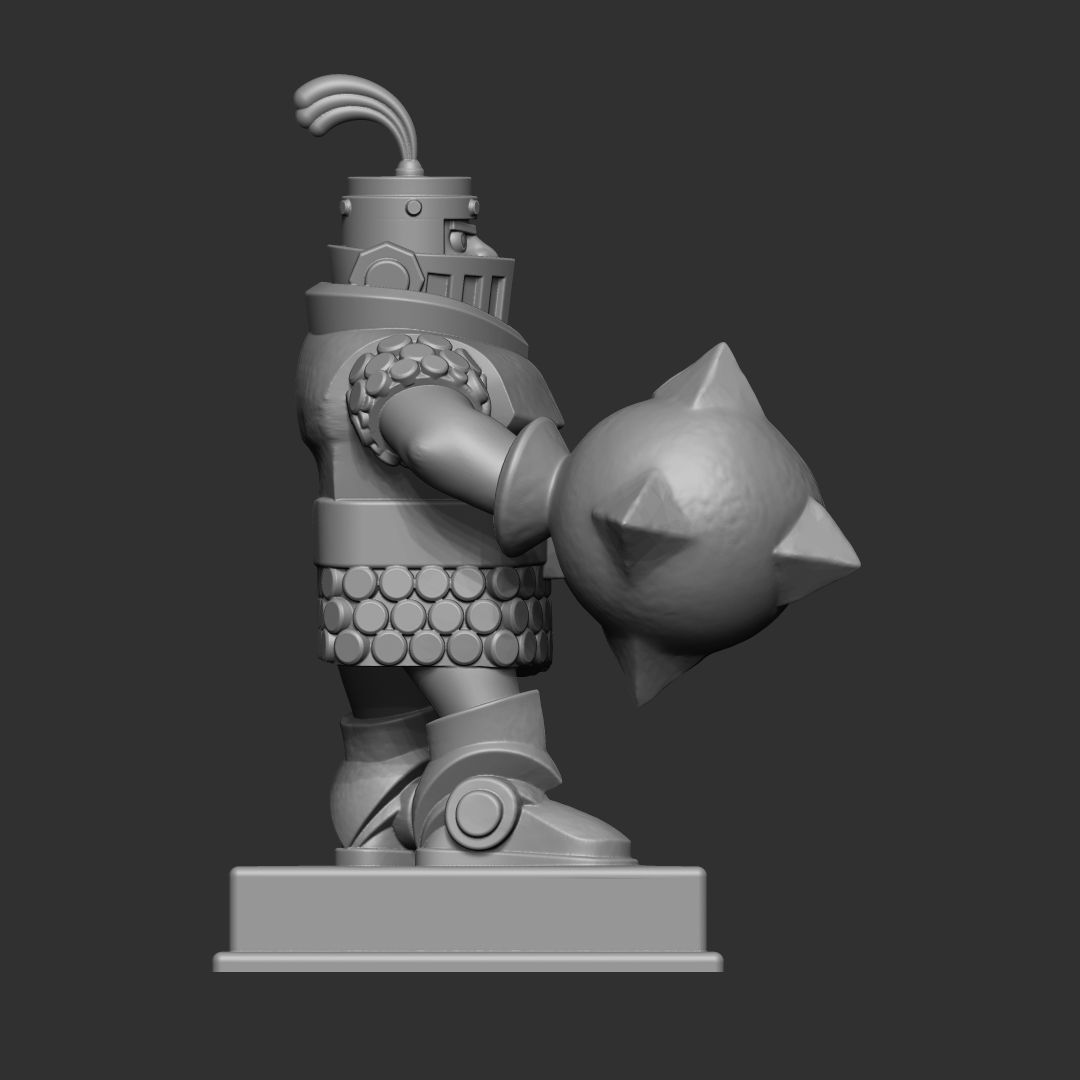 Mega Knight of Clash Royale 3d model 3D print model_3