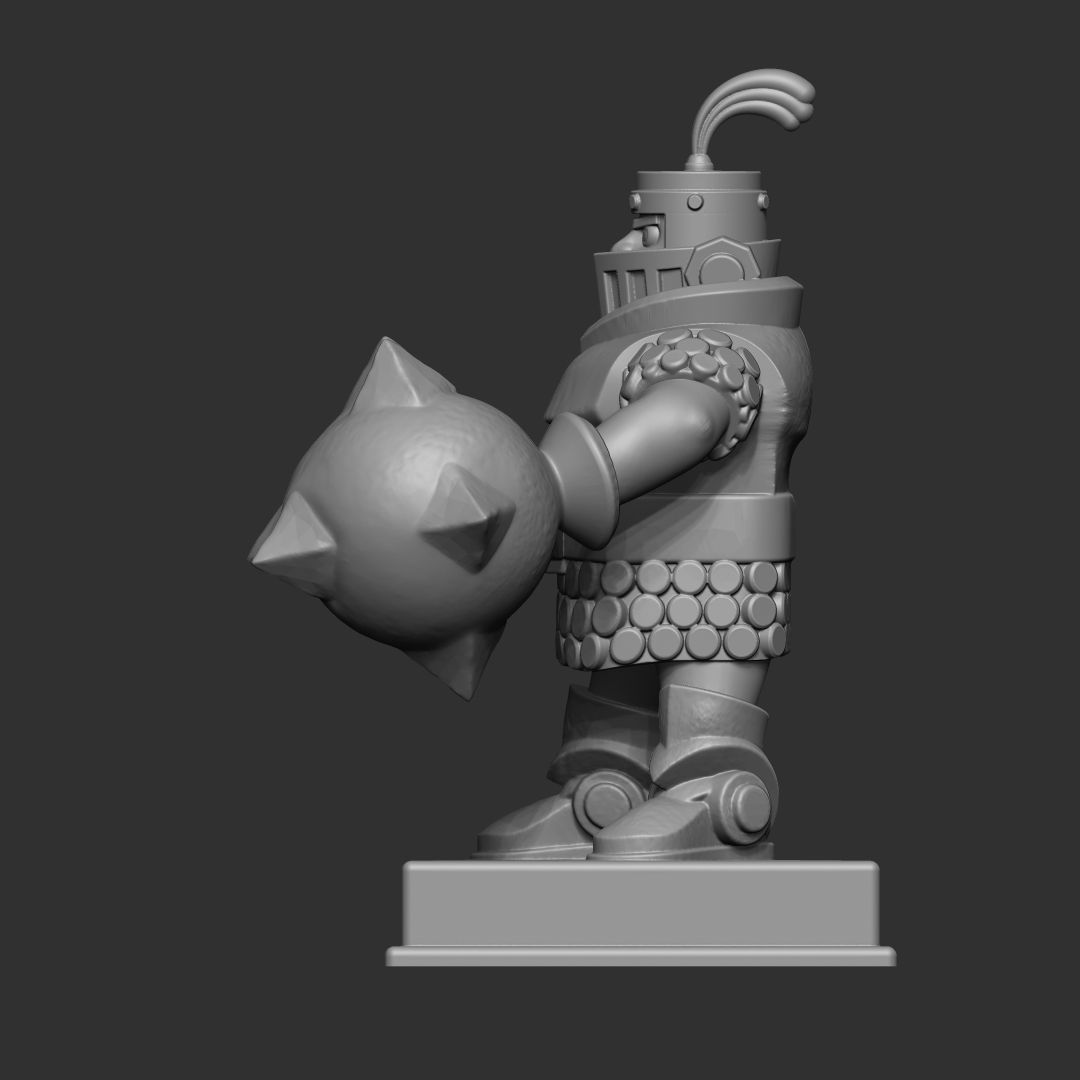 Mega Knight of Clash Royale 3d model 3D print model_1