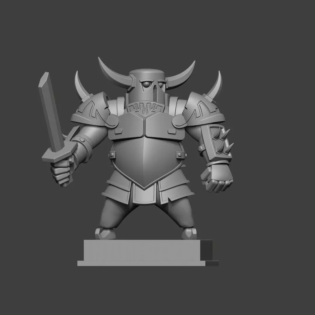 PEKKA from Clash royale 3d model 3D print model_0