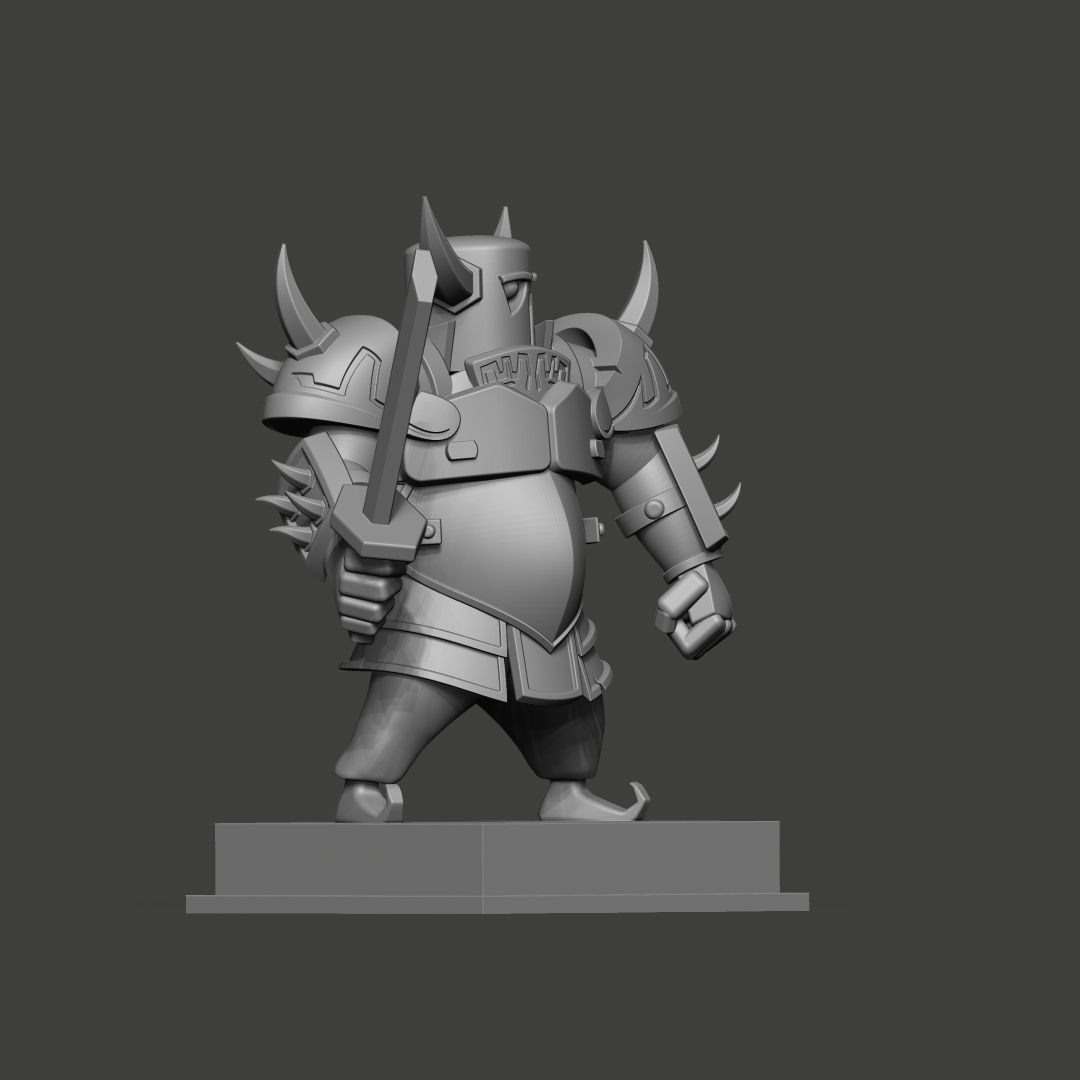 PEKKA from Clash royale 3d model 3D print model_4