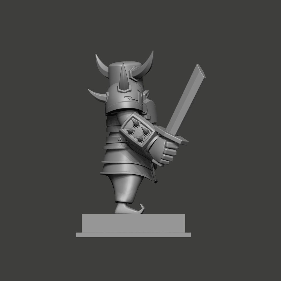 PEKKA from Clash royale 3d model 3D print model_1
