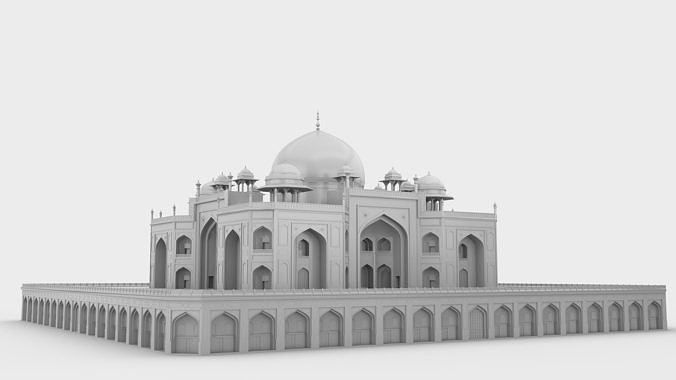 Humayun Tomb 3D model