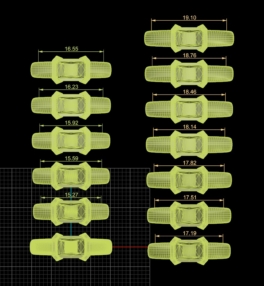 Signet Ring with Emerald cut gem 3D print model_8