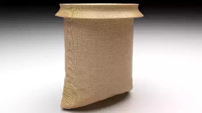 Jute Bag 3D model