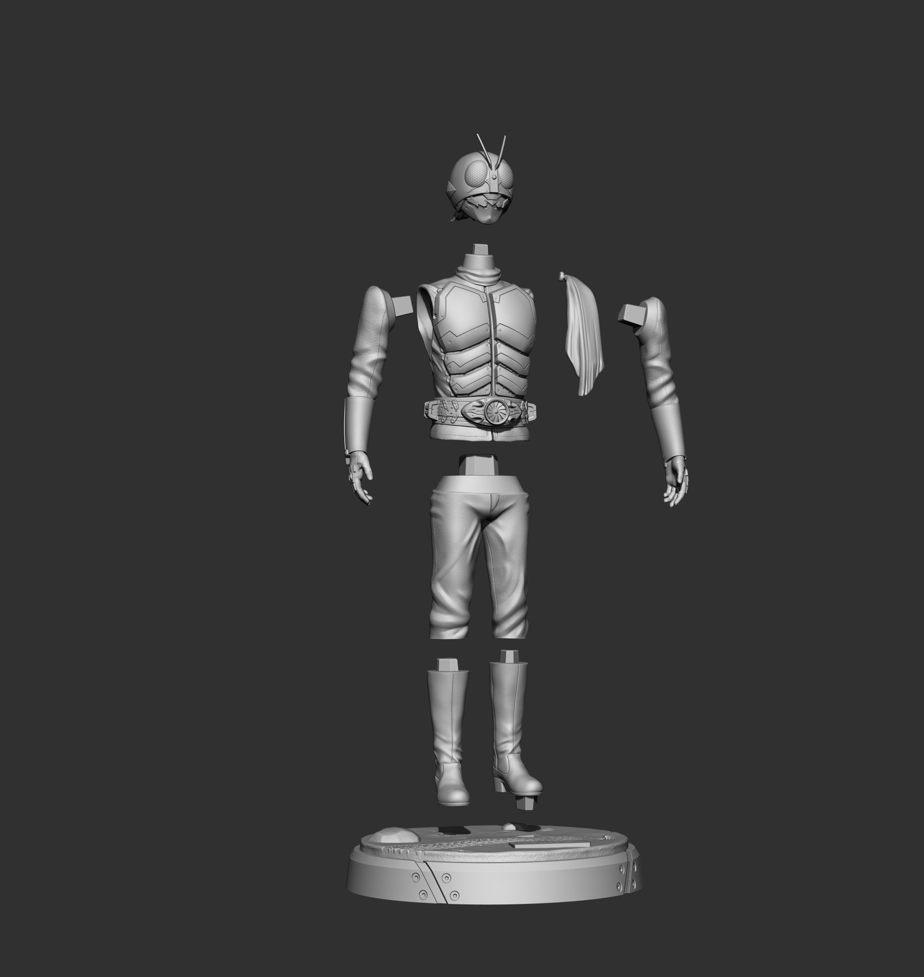 Shin Kamen Rider 3D print model_2
