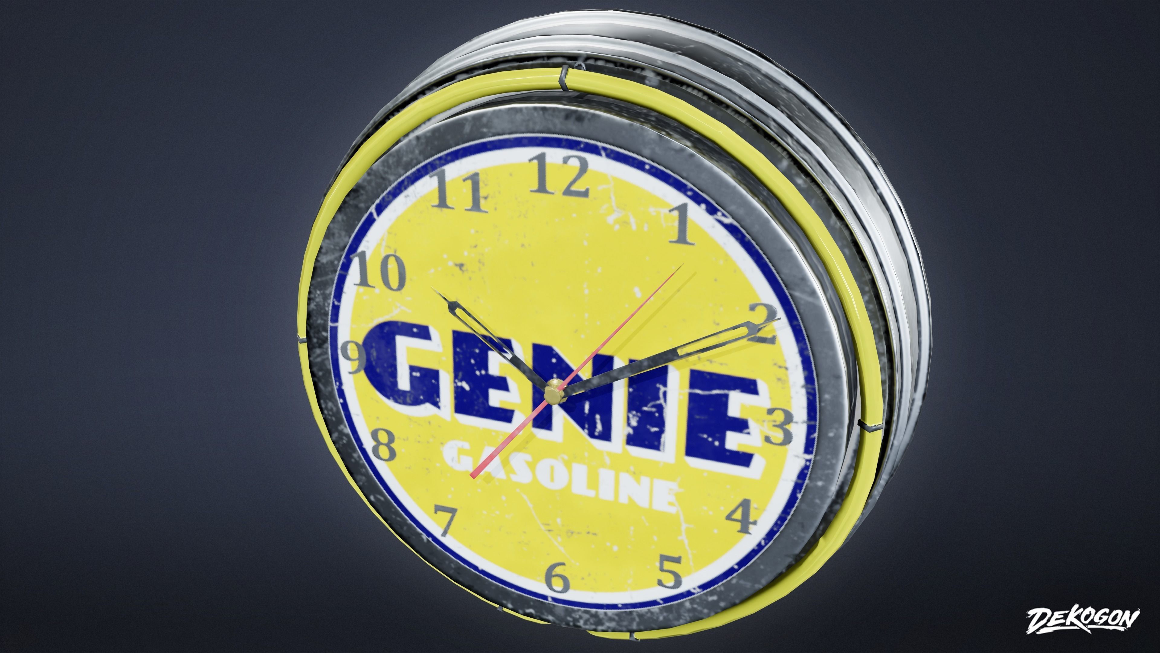 SIGNAGE - Sign Neon Set 02 - LOW POLY AND NANITE Low-poly 3D model_19