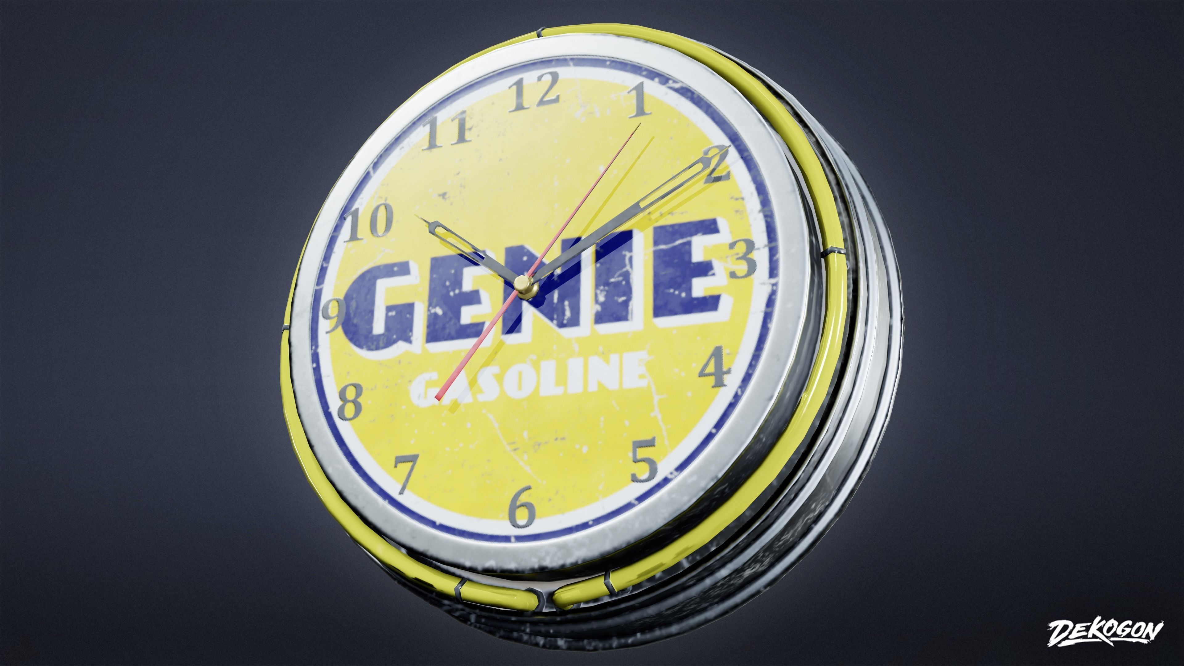 SIGNAGE - Sign Neon Set 02 - LOW POLY AND NANITE Low-poly 3D model_18