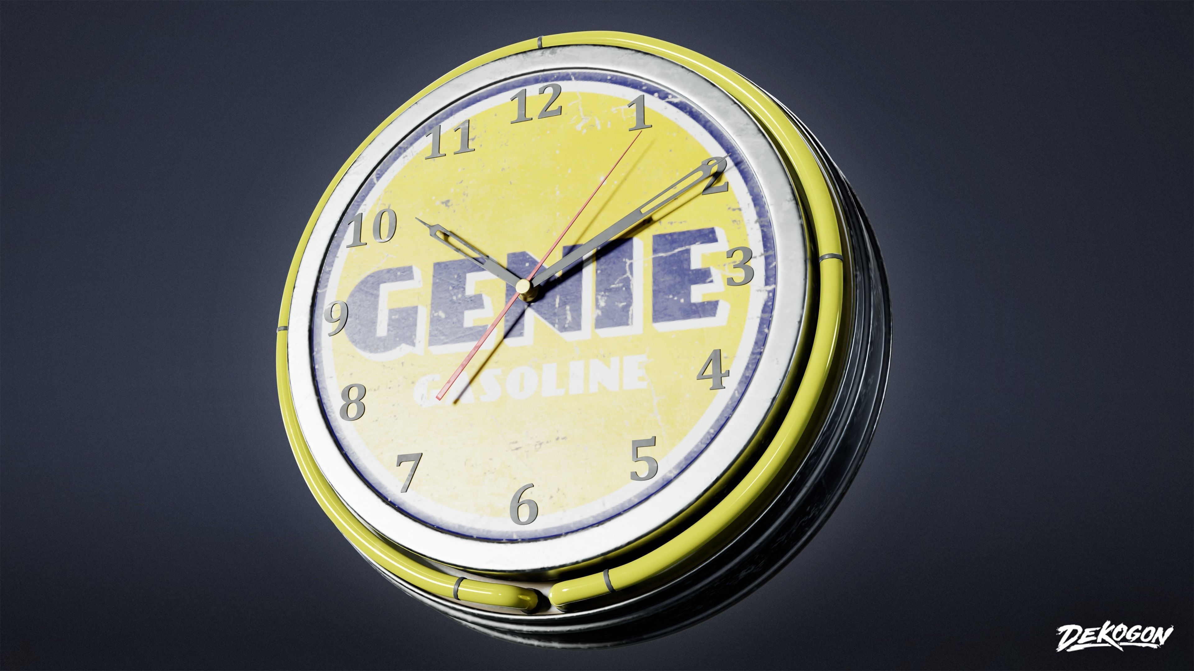 SIGNAGE - Sign Neon Set 02 - LOW POLY AND NANITE Low-poly 3D model_30