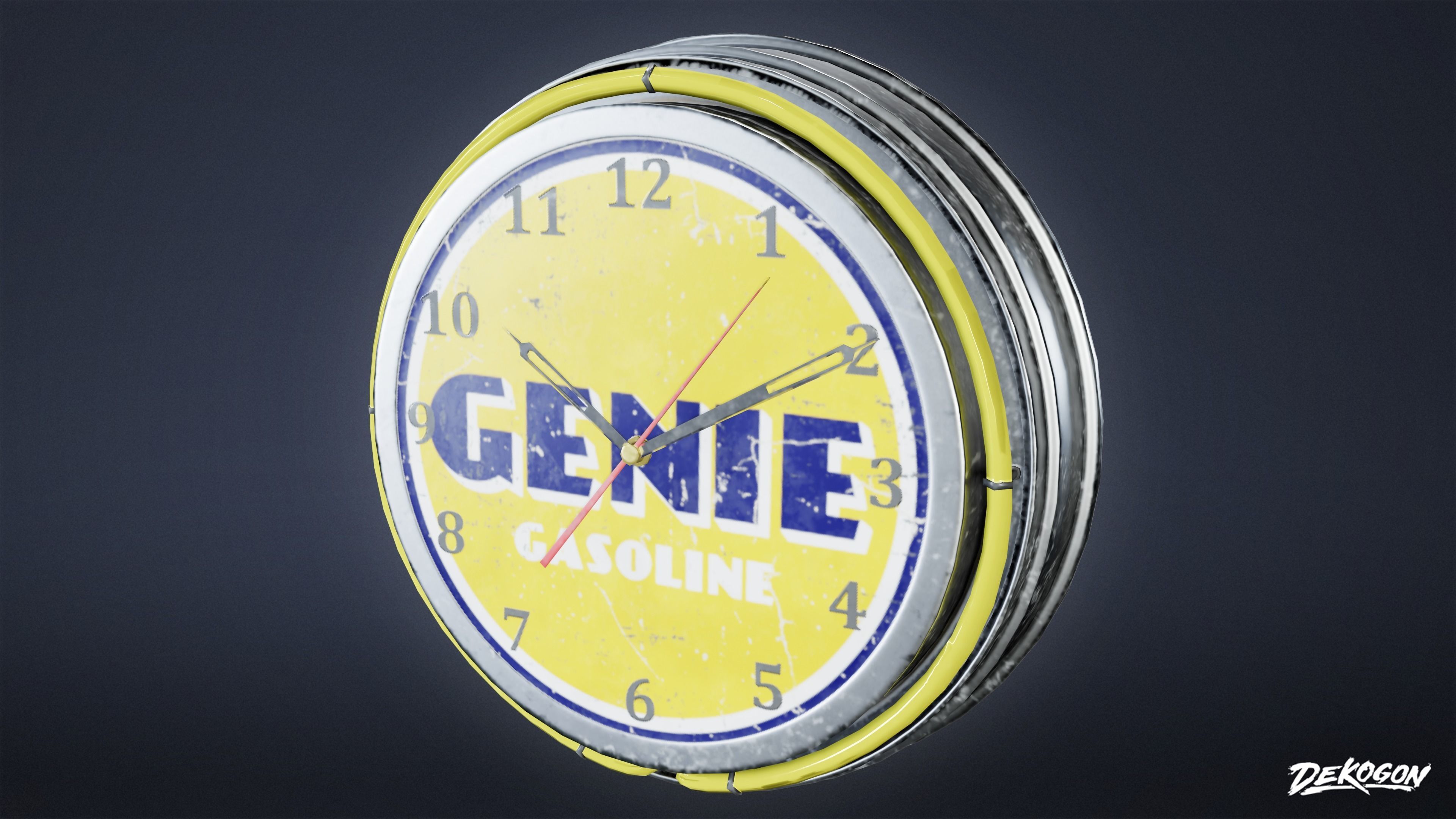 SIGNAGE - Sign Neon Set 02 - LOW POLY AND NANITE Low-poly 3D model_15