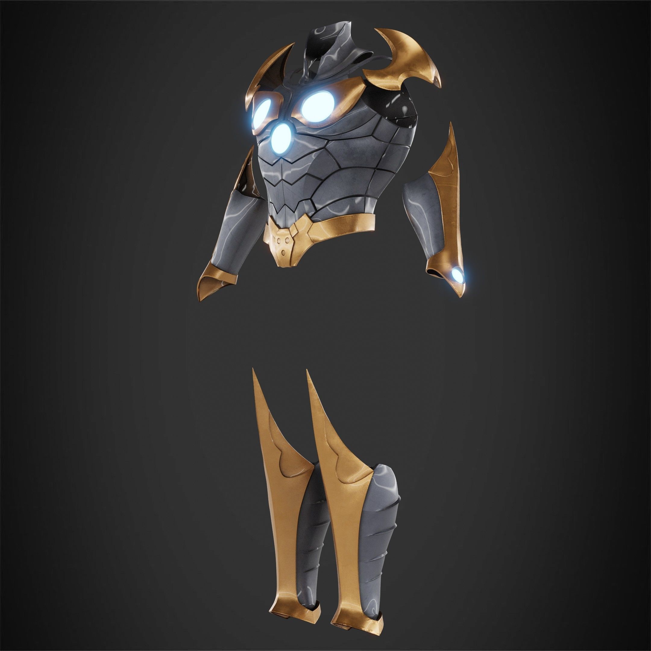 Marvel Nova Prime Armor for Cosplay 3D print model_3