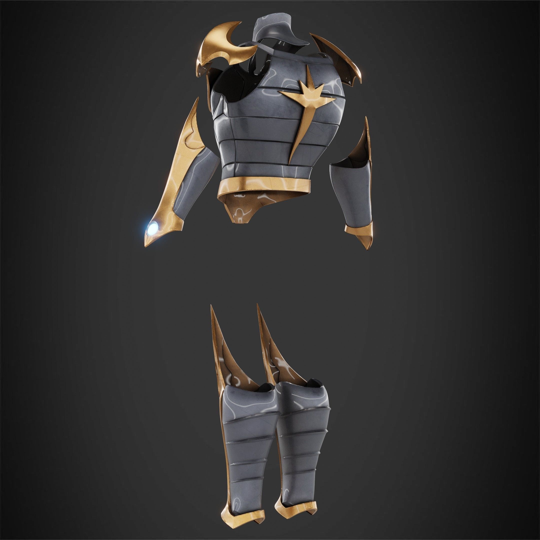 Marvel Nova Prime Armor for Cosplay 3D print model_5