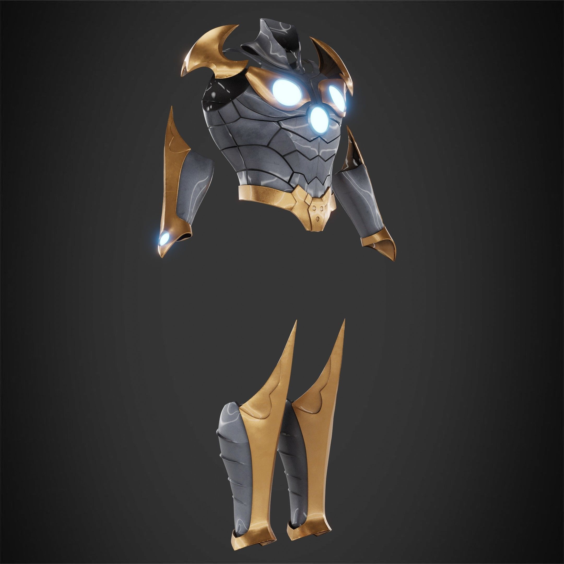 Marvel Nova Prime Armor for Cosplay 3D print model_9
