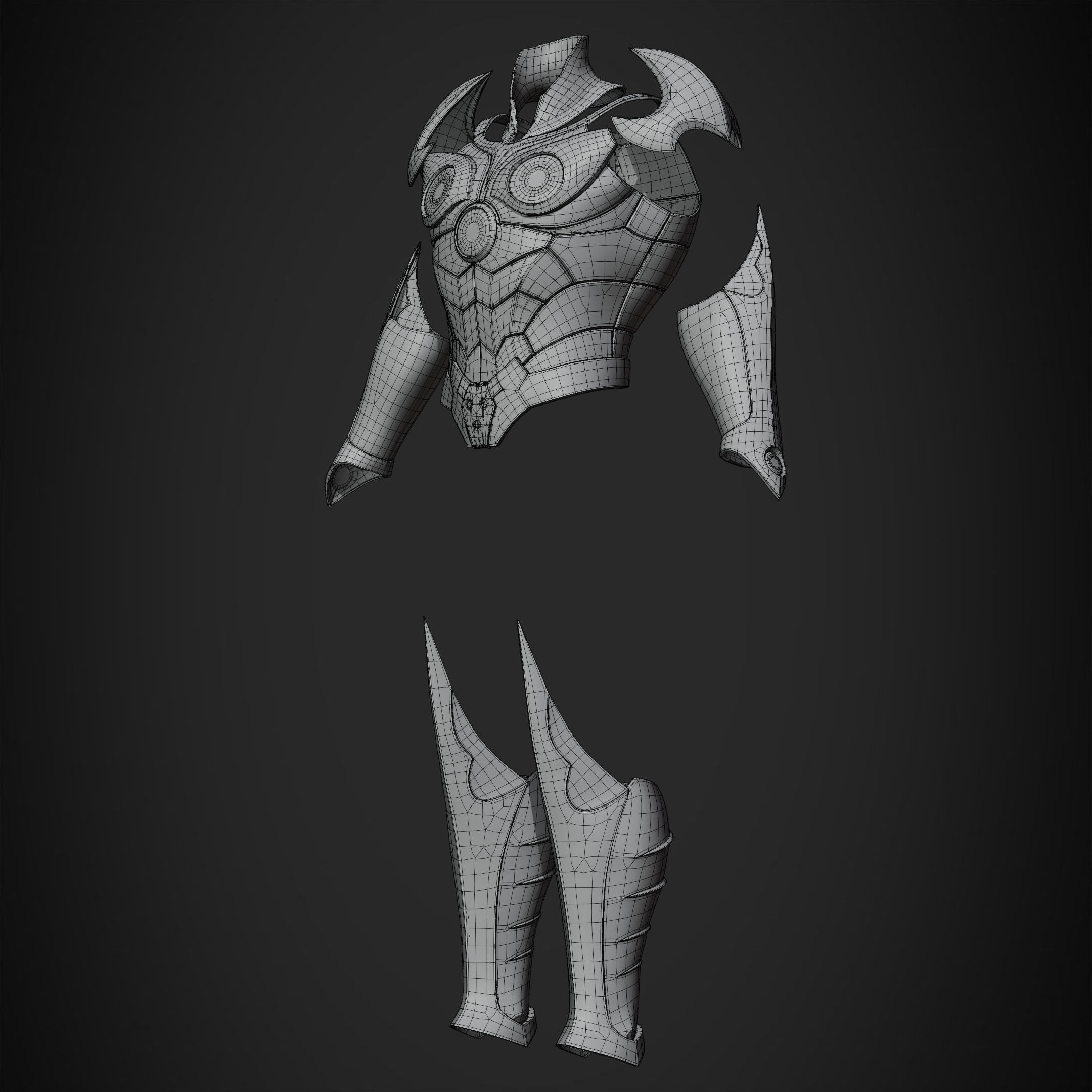Marvel Nova Prime Armor for Cosplay 3D print model_12