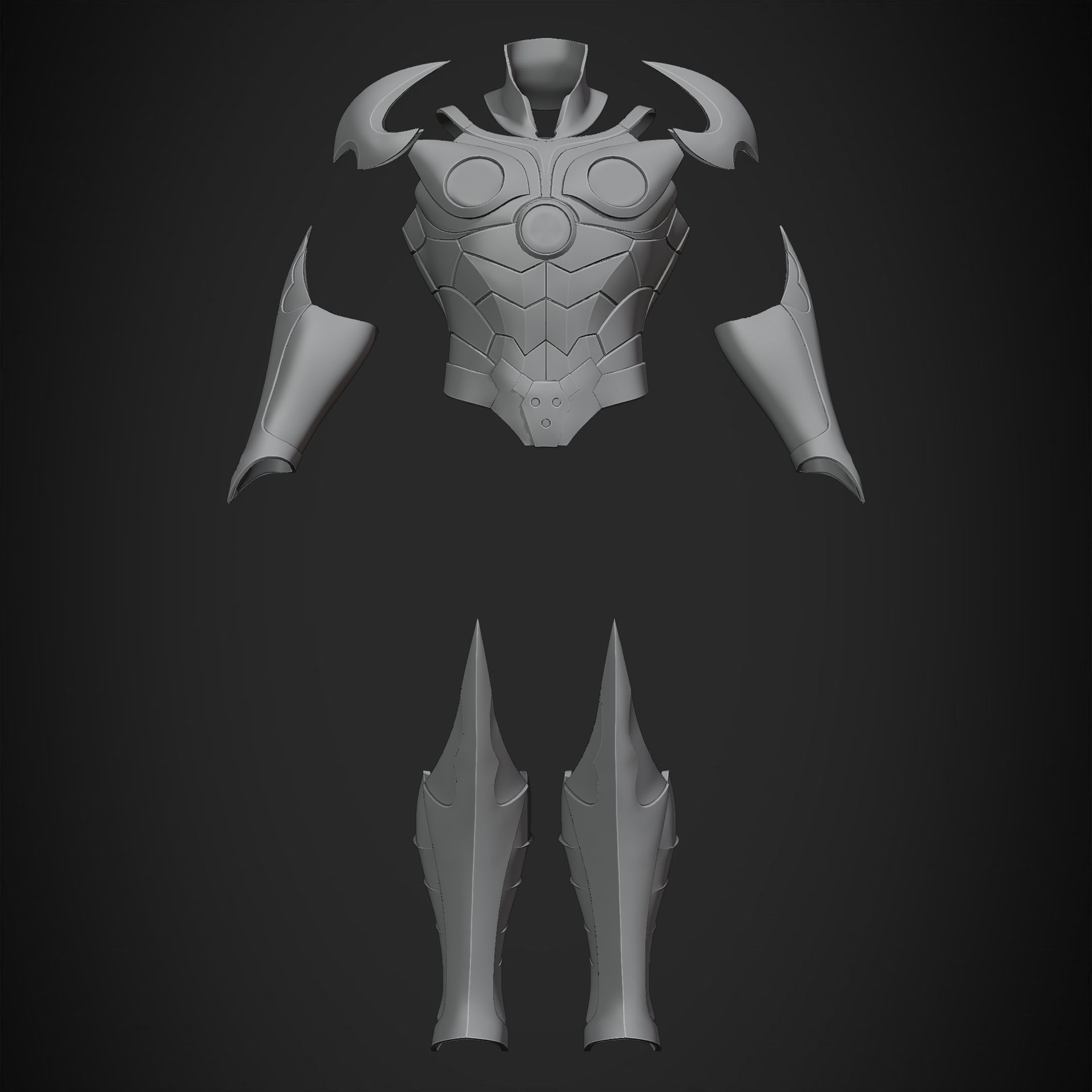Marvel Nova Prime Armor for Cosplay 3D print model_11