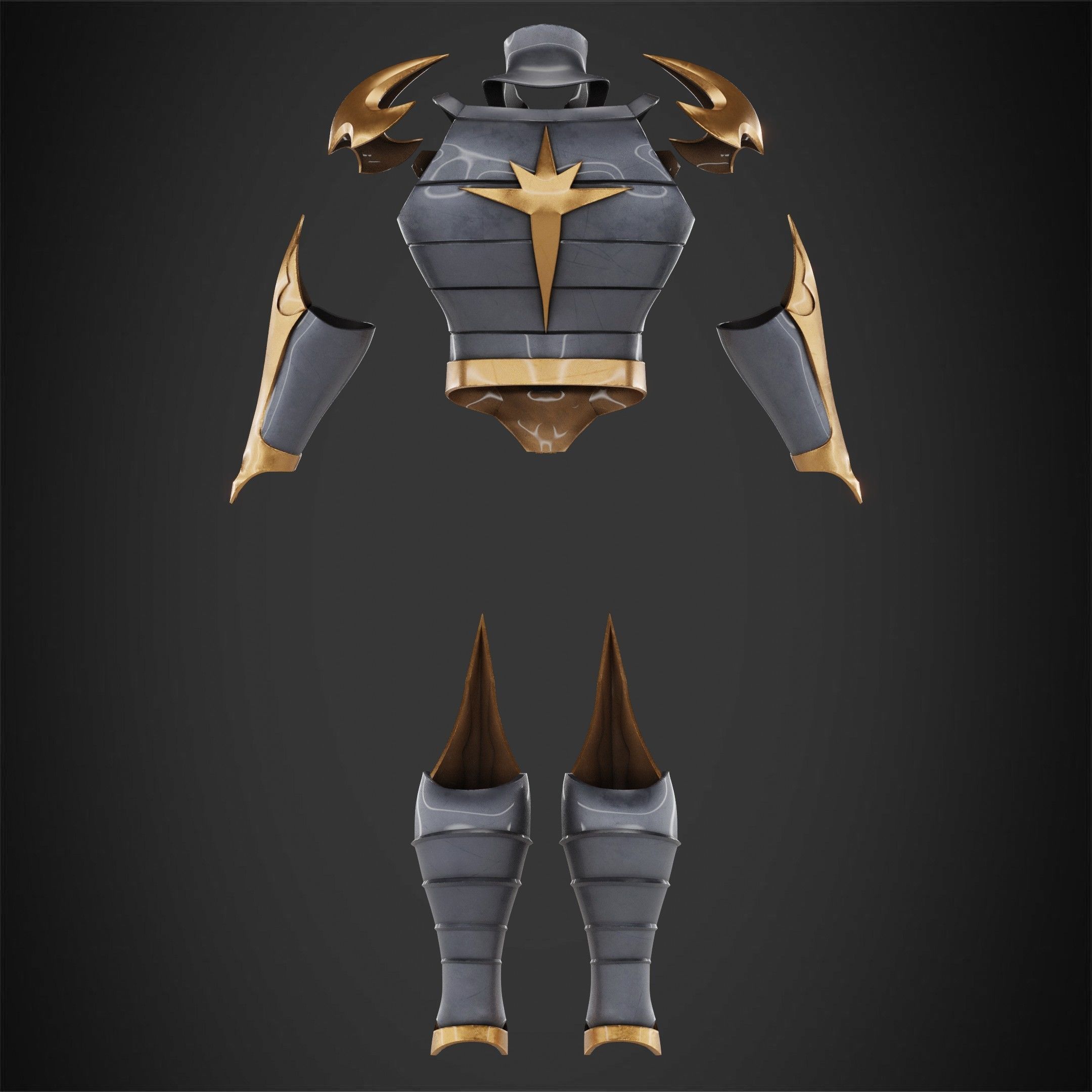Marvel Nova Prime Armor for Cosplay 3D print model_6