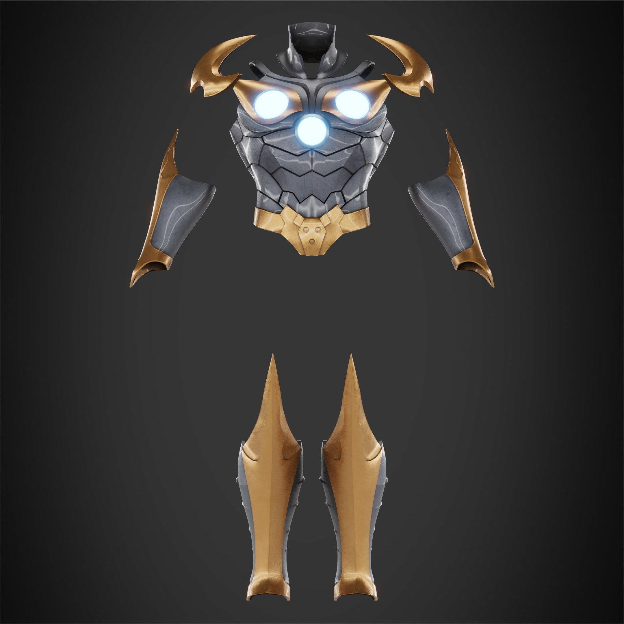 Marvel Nova Prime Armor for Cosplay 3D print model_2