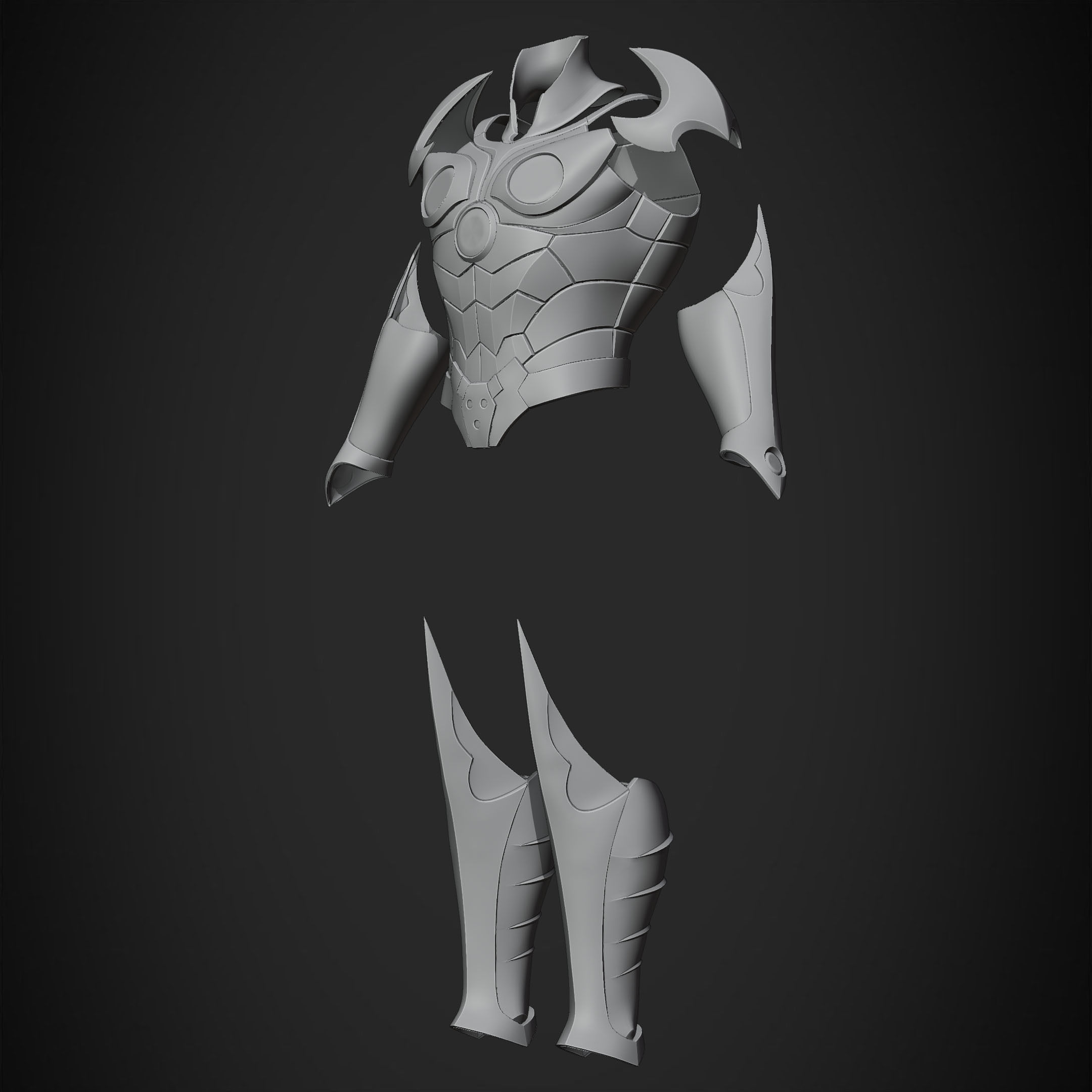 Marvel Nova Prime Armor for Cosplay 3D print model_13