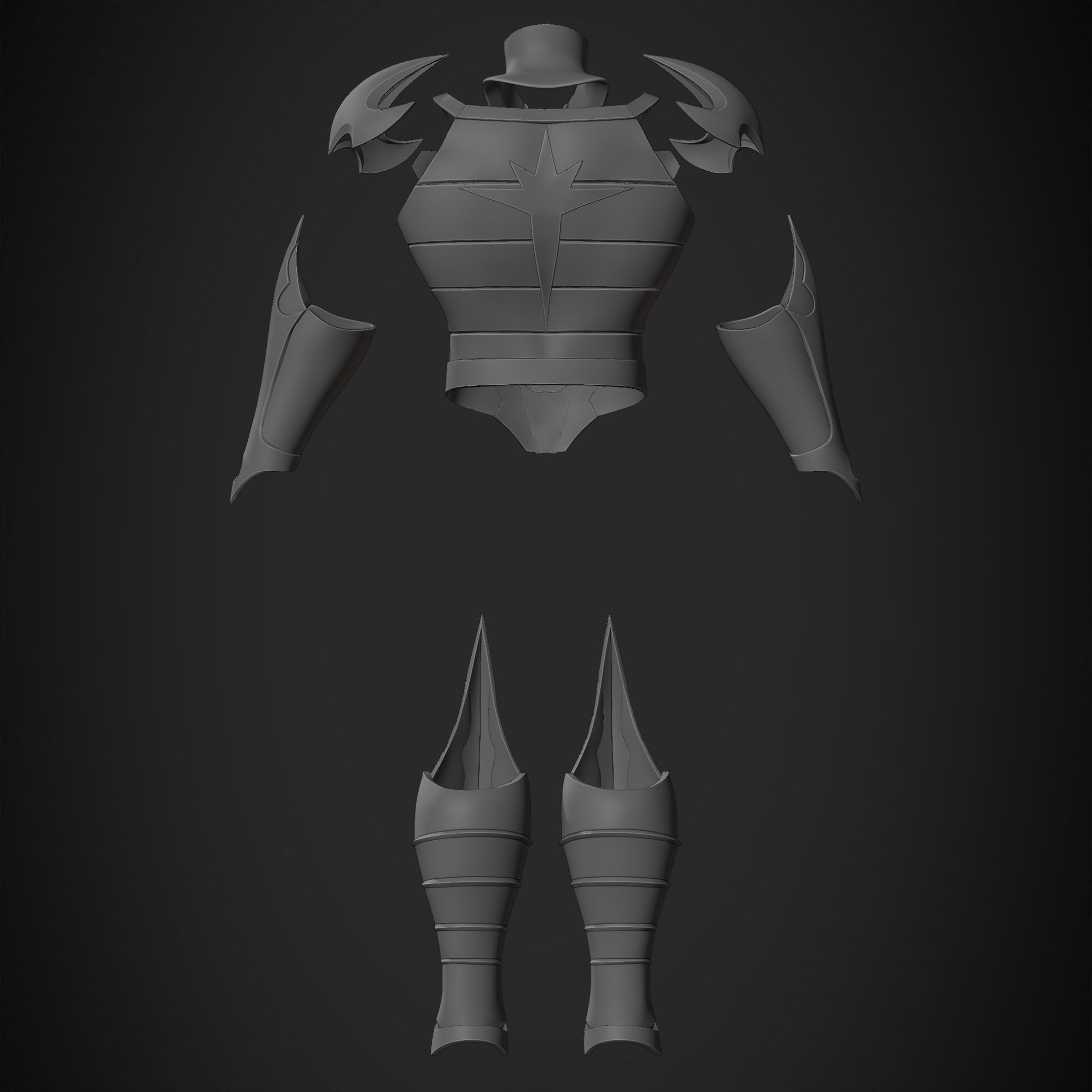 Marvel Nova Prime Armor for Cosplay 3D print model_19