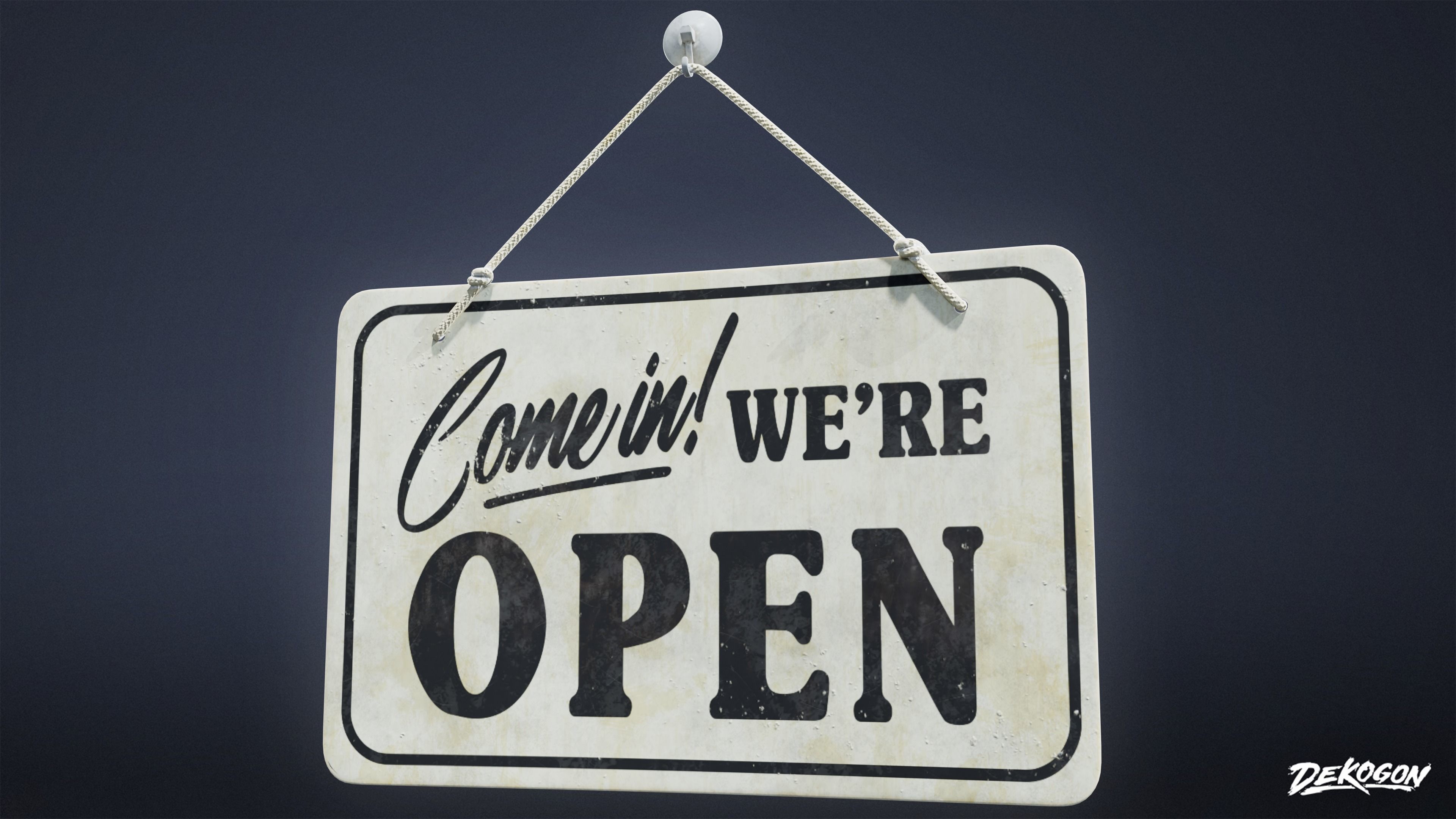 SIGNAGE - Sign Set 01 - LOW POLY AND NANITE Low-poly 3D model_23