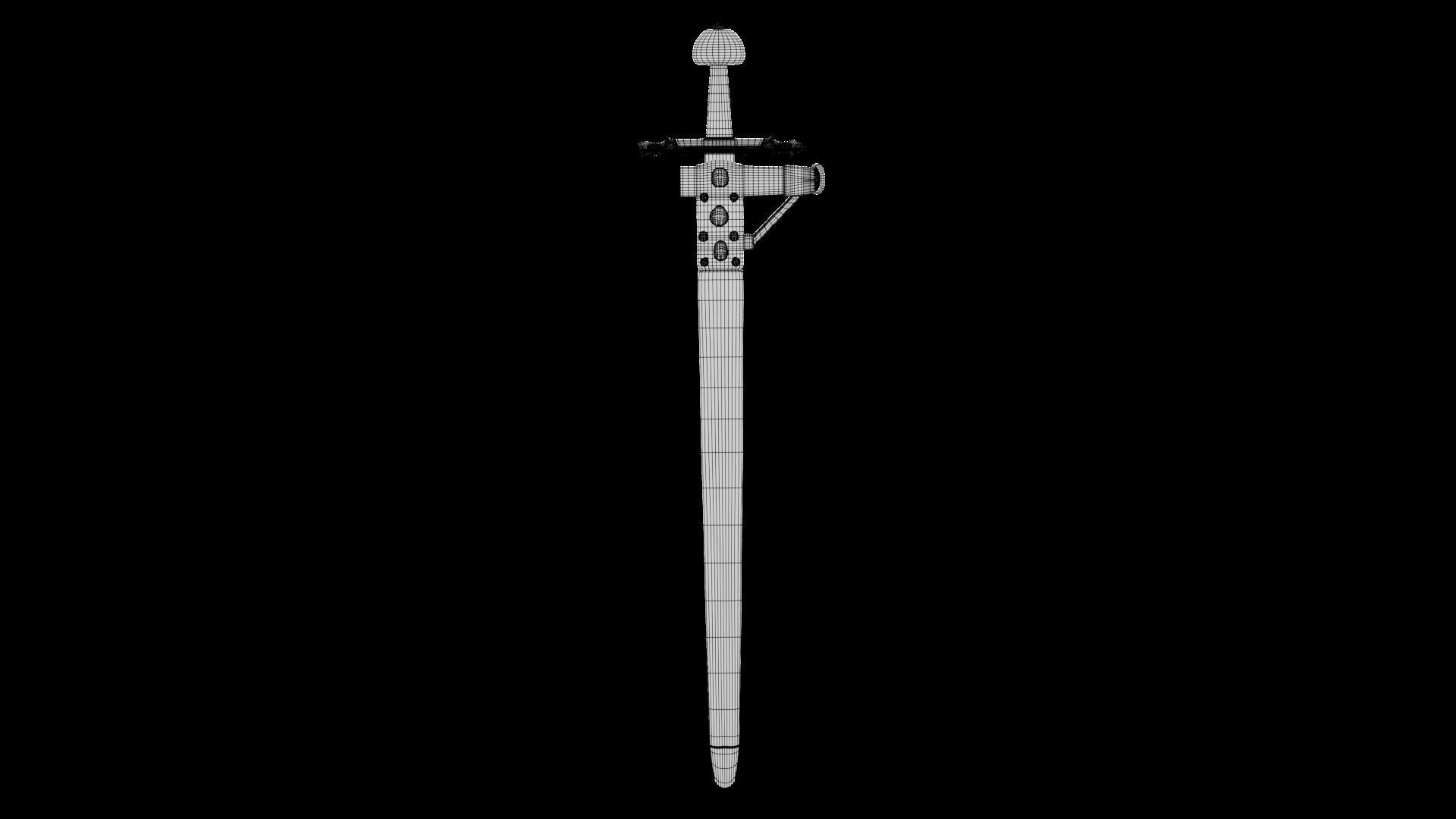 the sword of Louis XIV 3D model_4