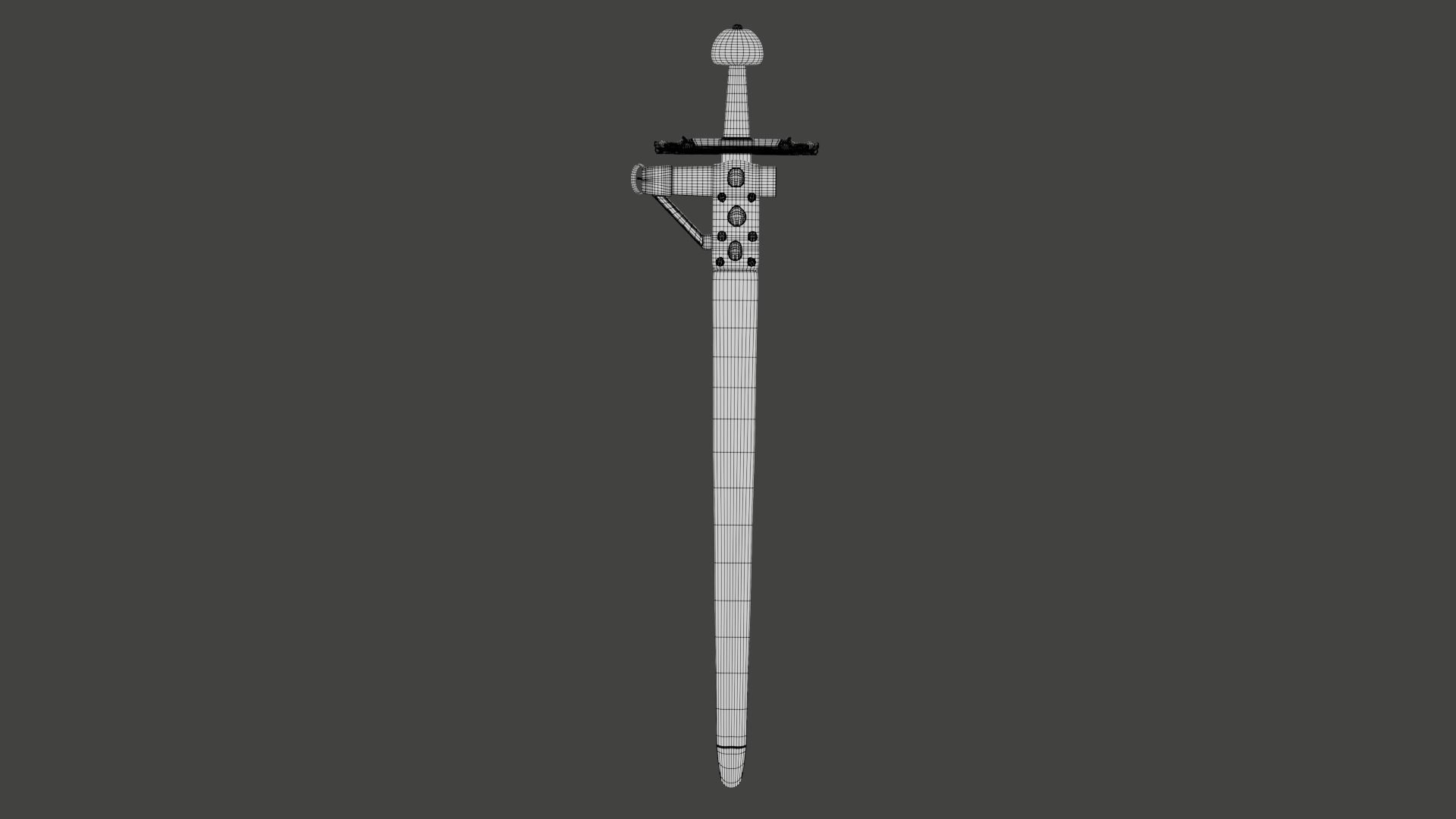 the sword of Louis XIV 3D model_6