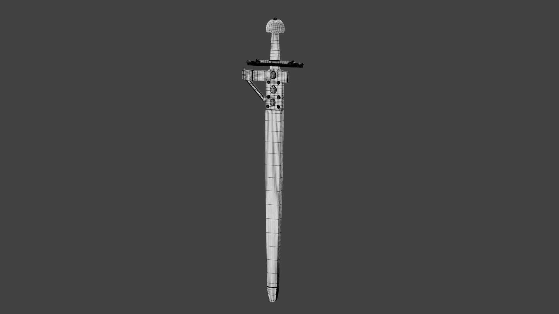 the sword of Louis XIV 3D model_5