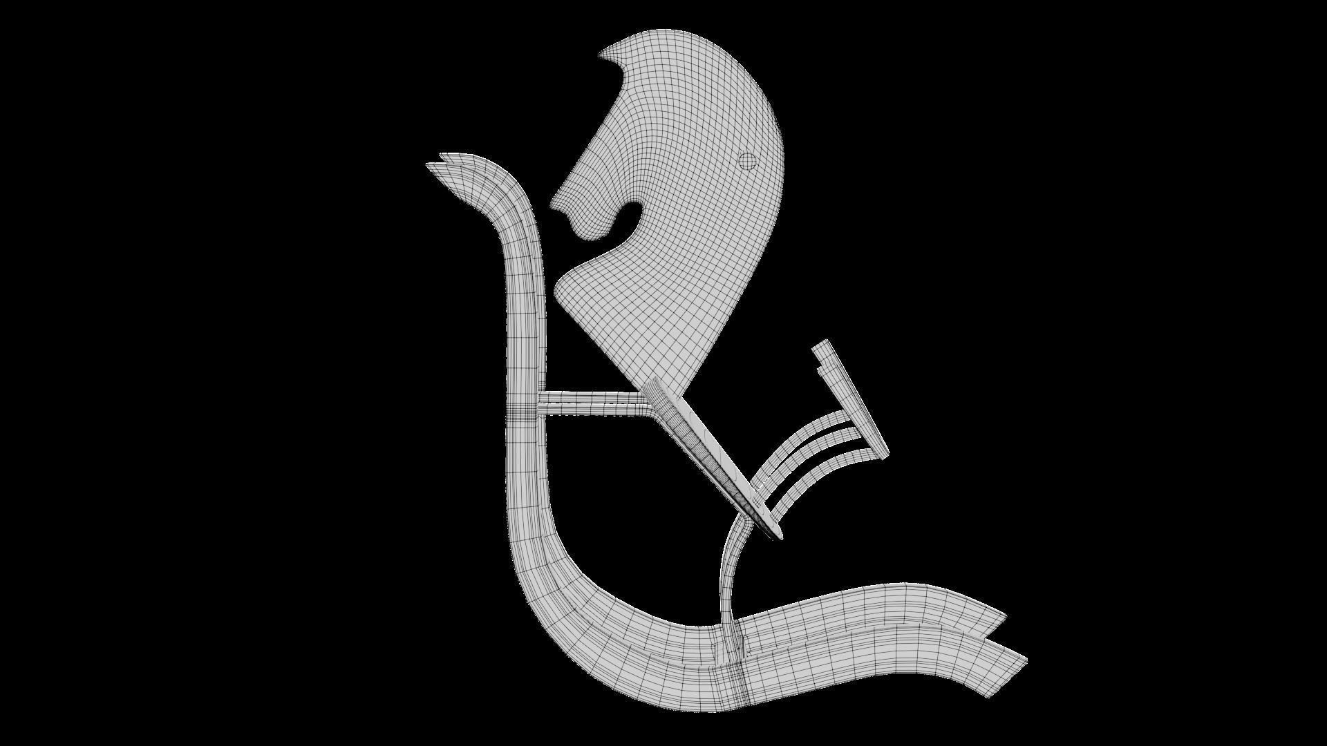 rocking horse 3D model_6