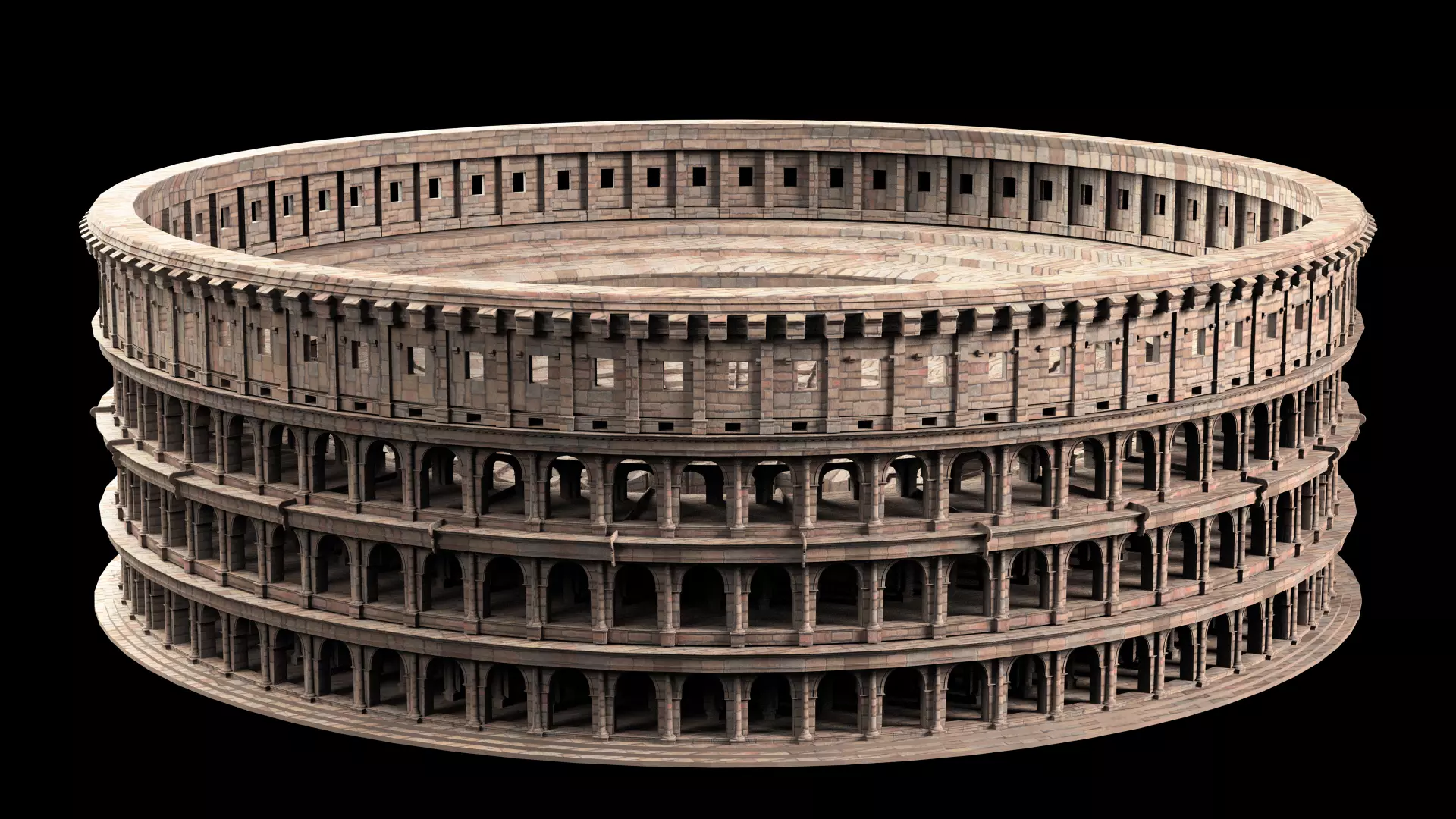 Roman Colosseum 3D model_0