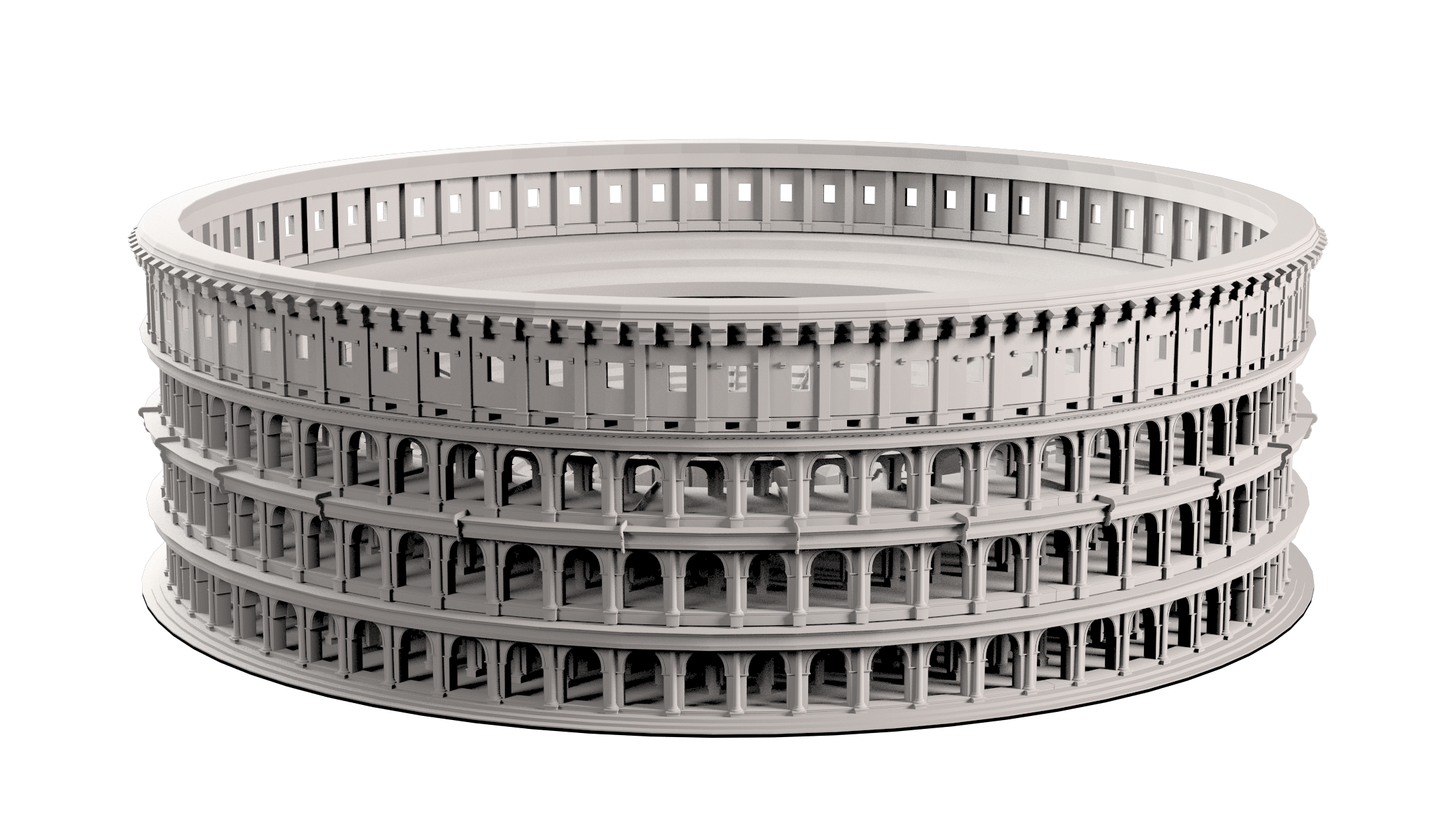 Roman Colosseum 3D model_1