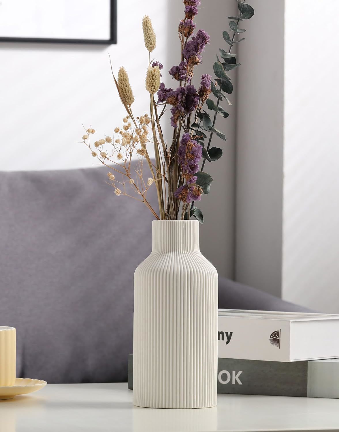 long striped vase 3D print model_4