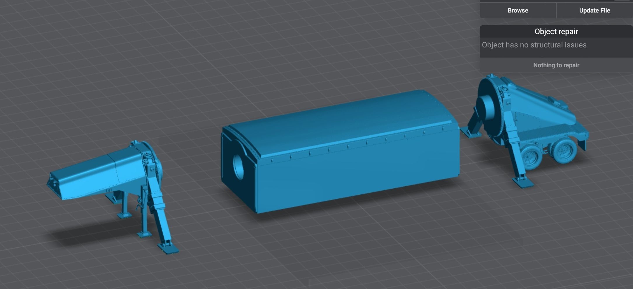 AN TPY2 Radar Scale model 3D print model_5