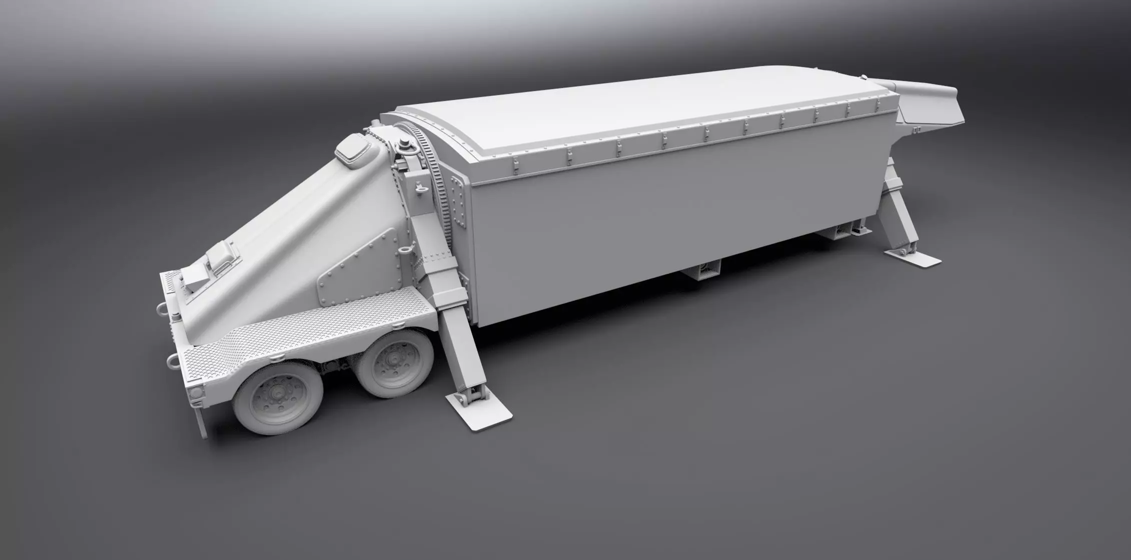 AN TPY2 Radar Scale model 3D print model_0