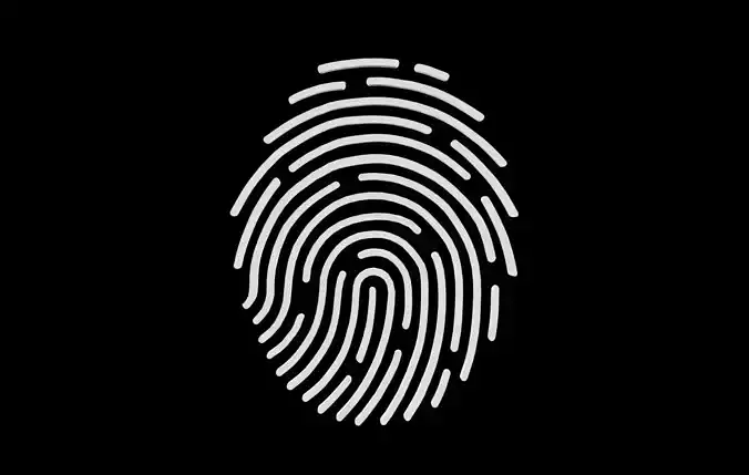 fingerprint icon  3D model
