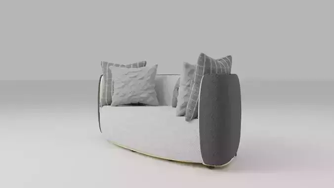Azure Elegance Sofa grey