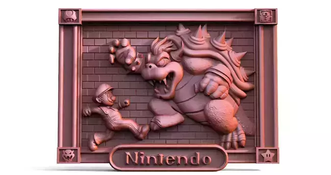 Mario vs Bowser CNC