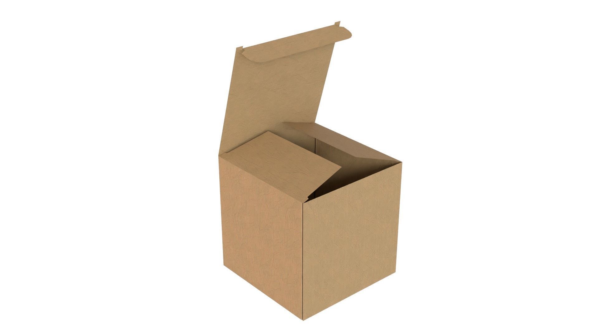 Cardboard boxes Collection Low-poly 3D model_2