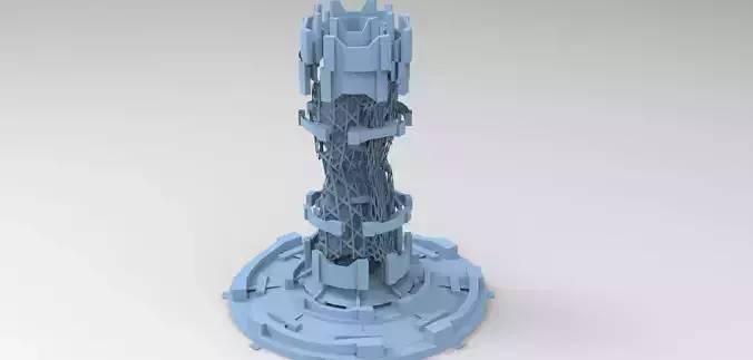 Financial district brutalist architecture tower 1