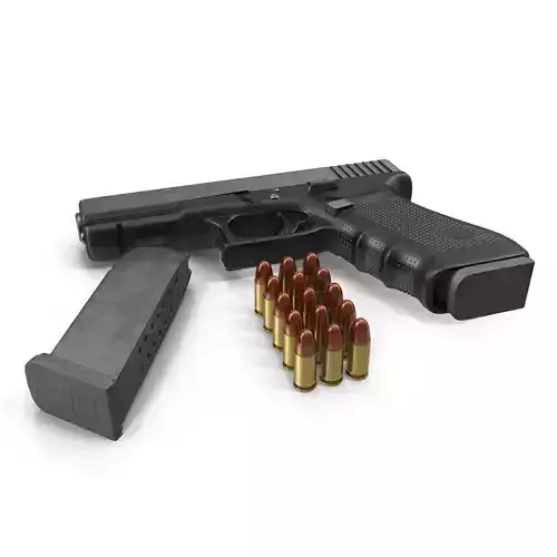 Glock 17 Semi Automatic Pistol Black