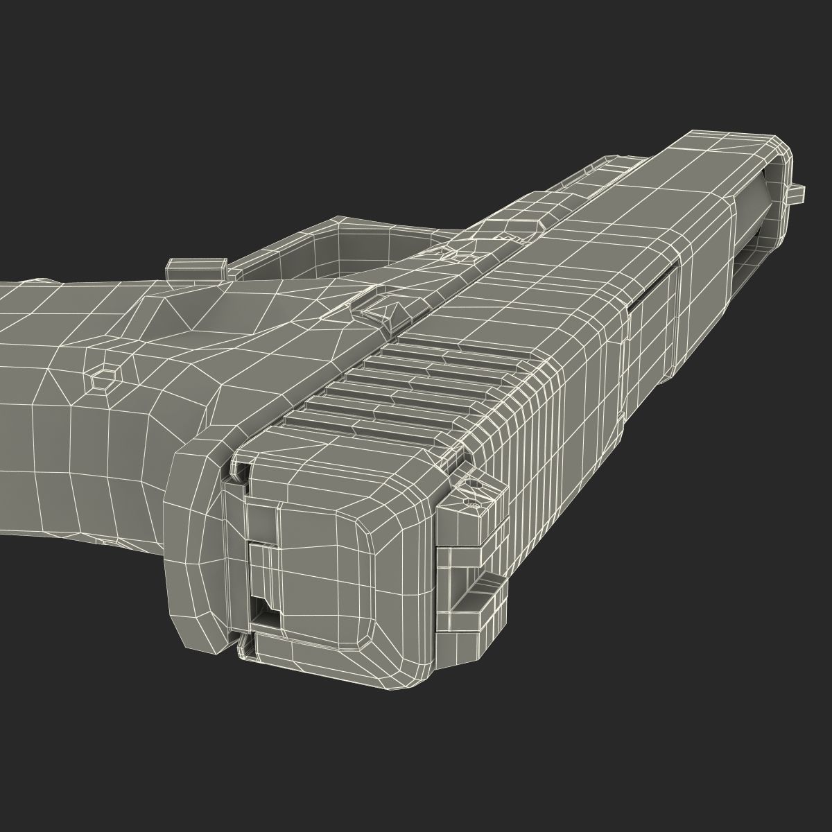 Generic Competition Pistol 3D model_41