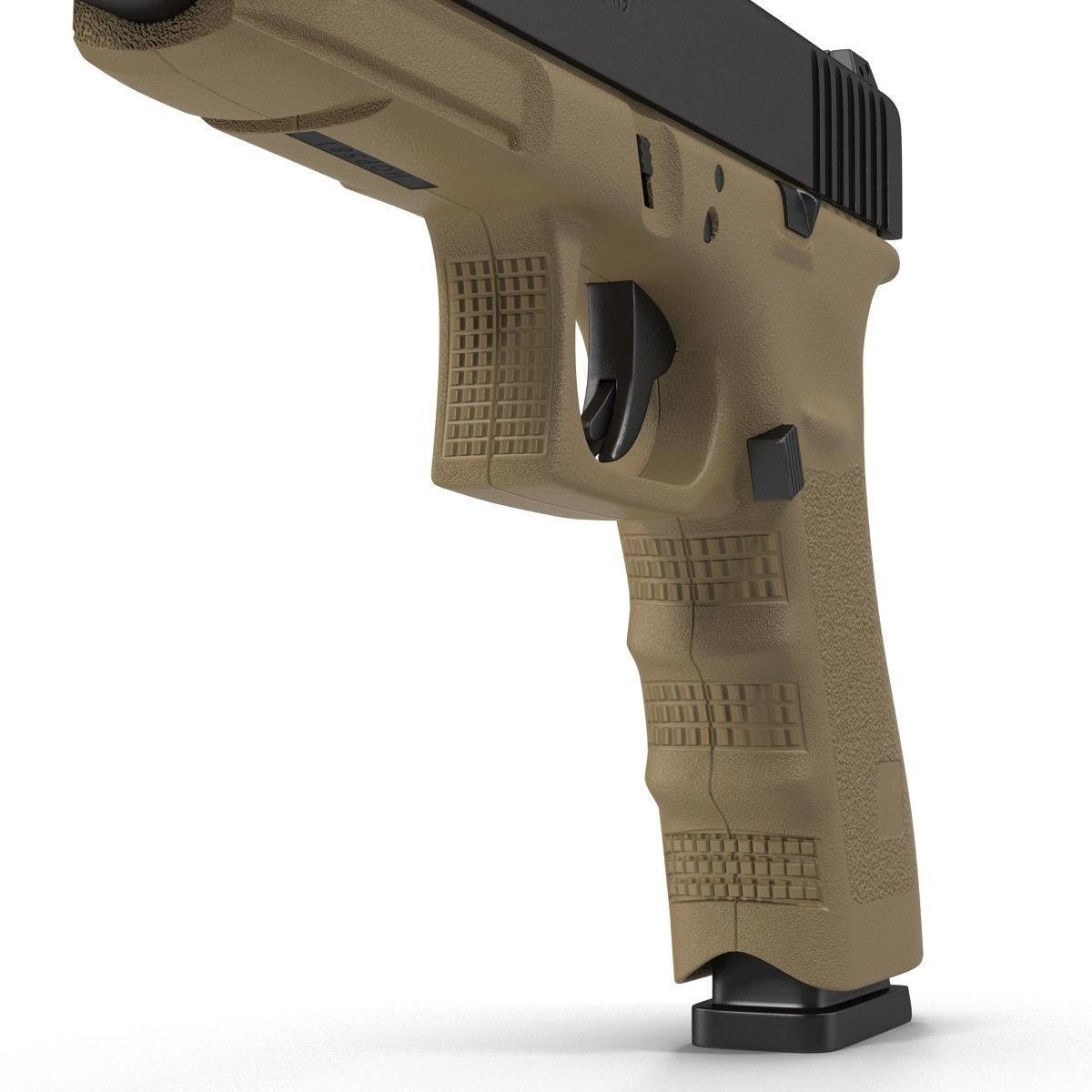 Generic Competition Pistol 3D model_15