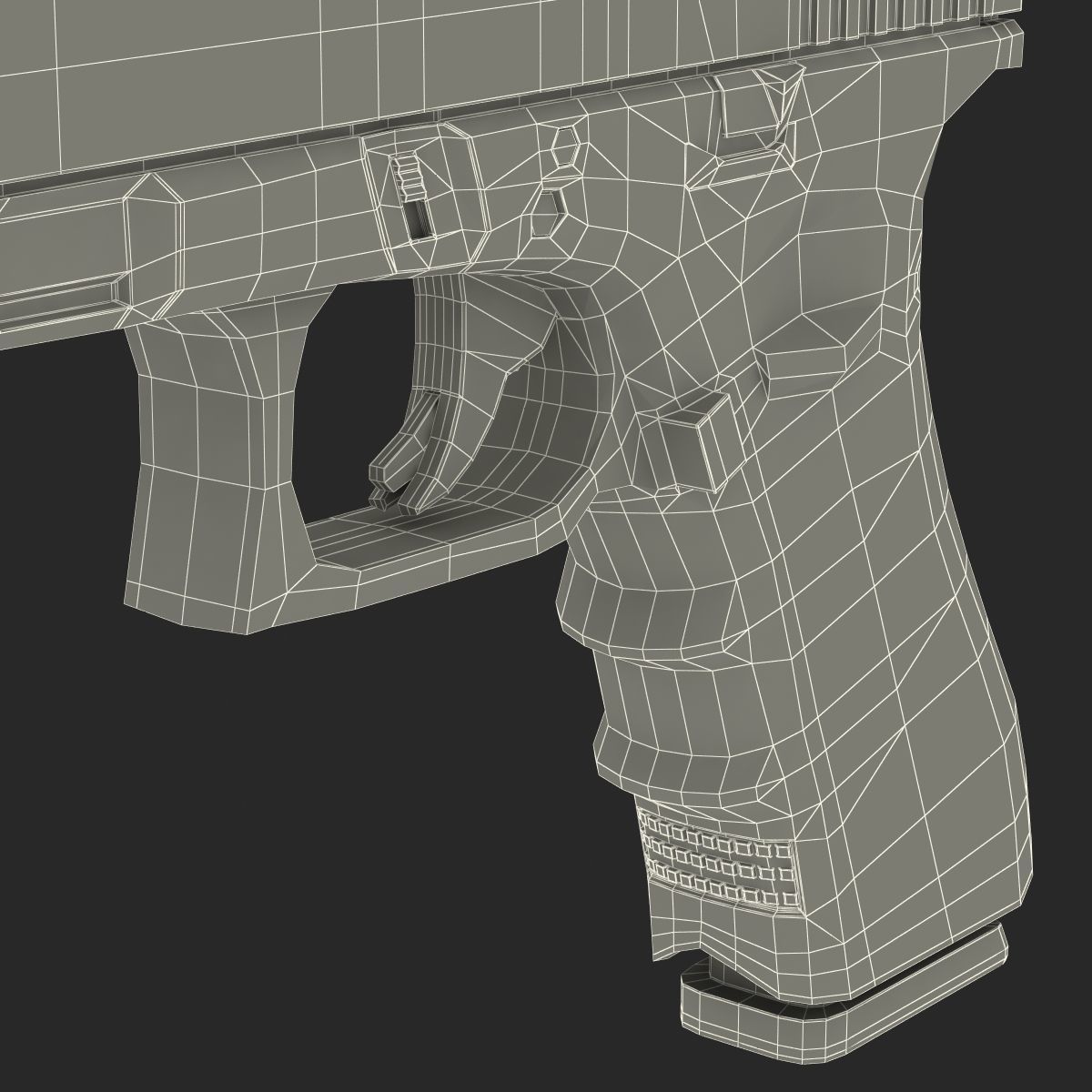 Generic Competition Pistol 3D model_39