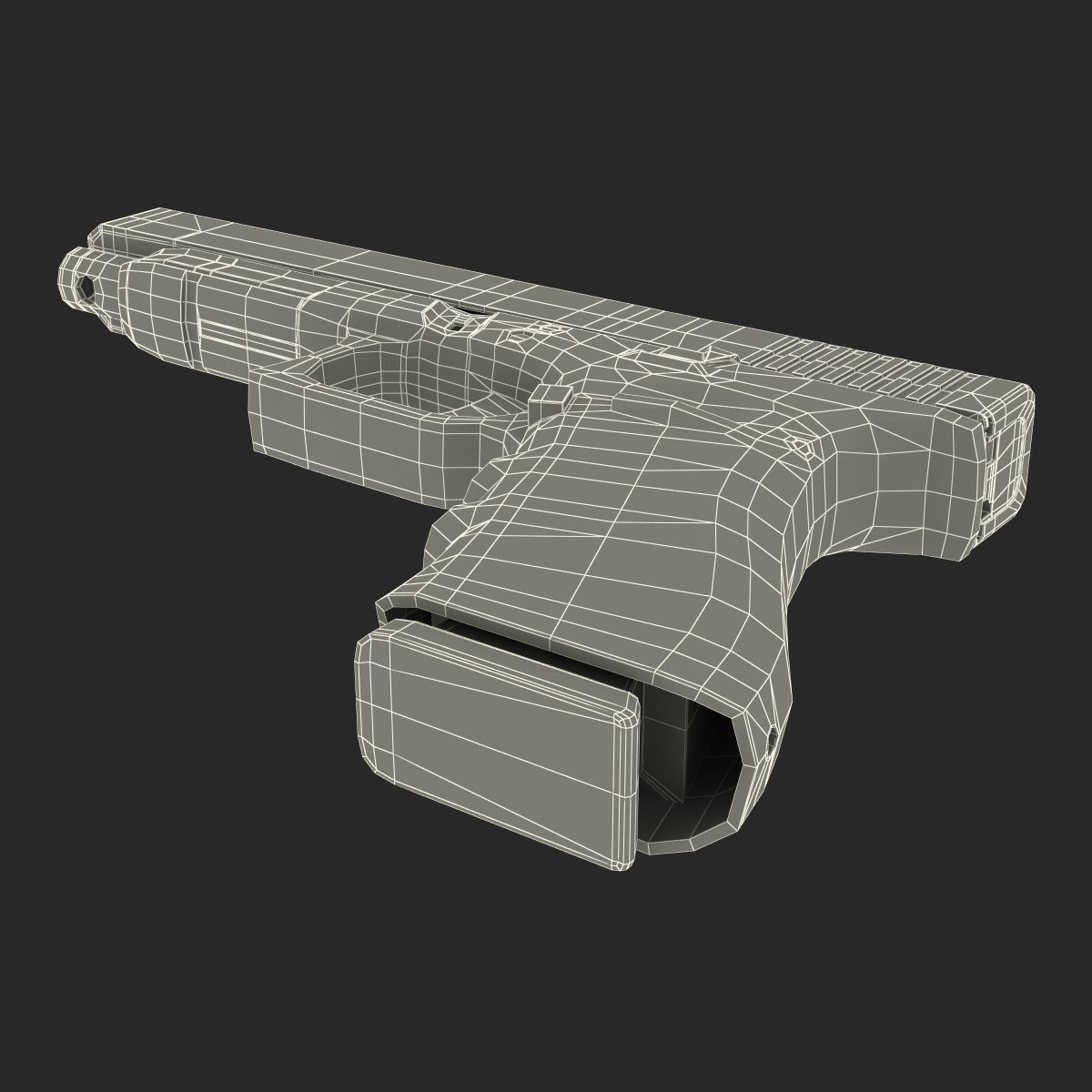 Generic Competition Pistol 3D model_31