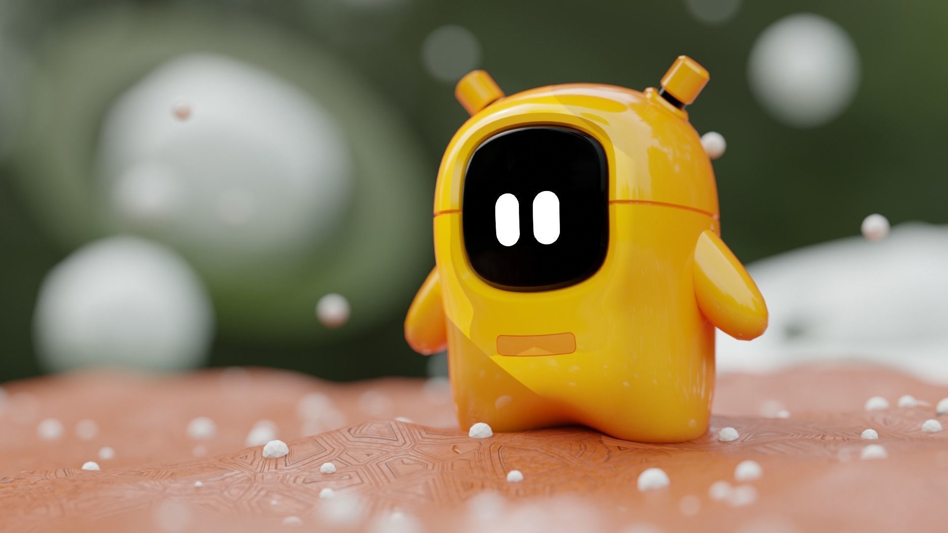 Cute Printable Robot Character 3D model_3