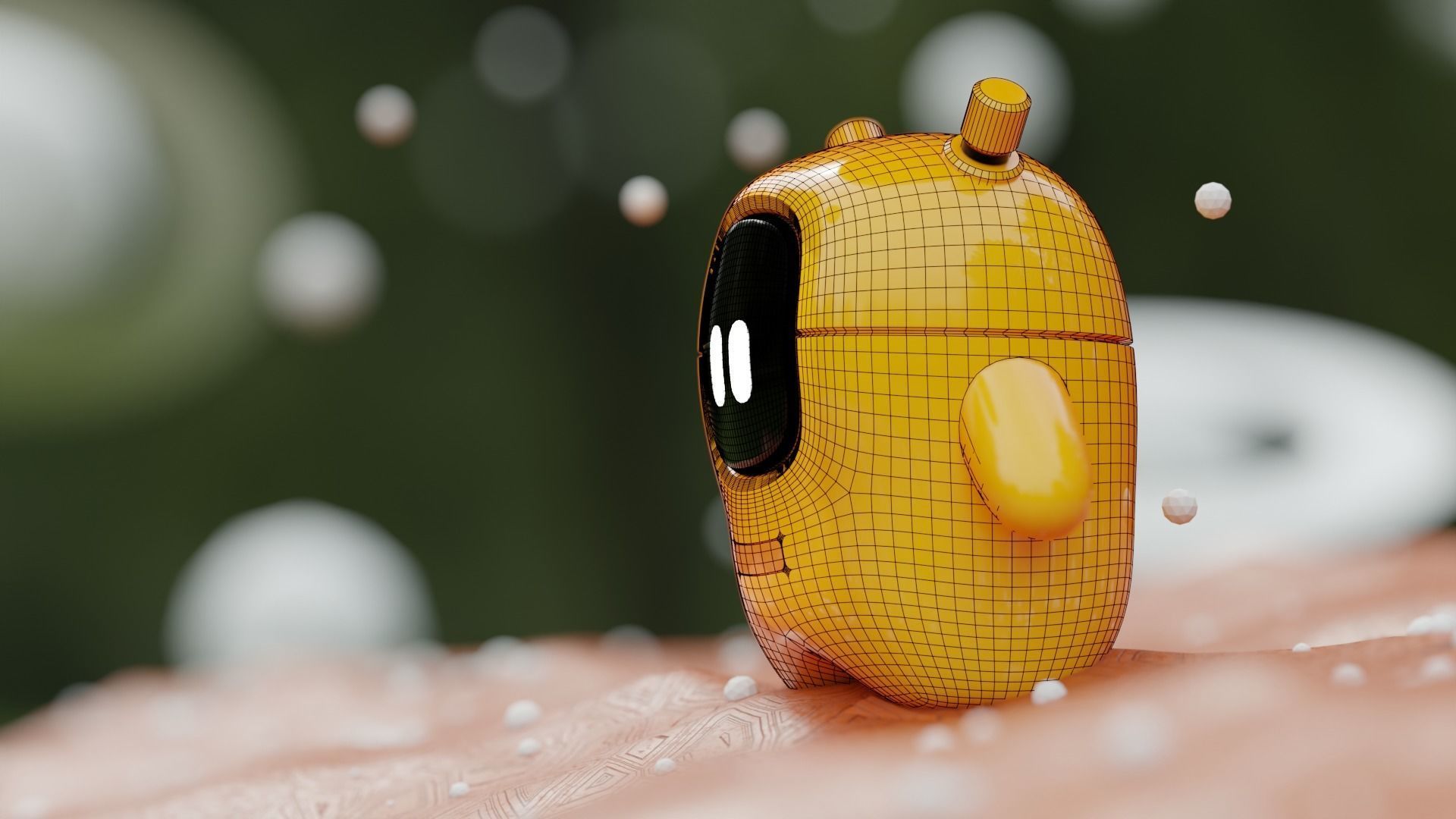Cute Printable Robot Character 3D model_6