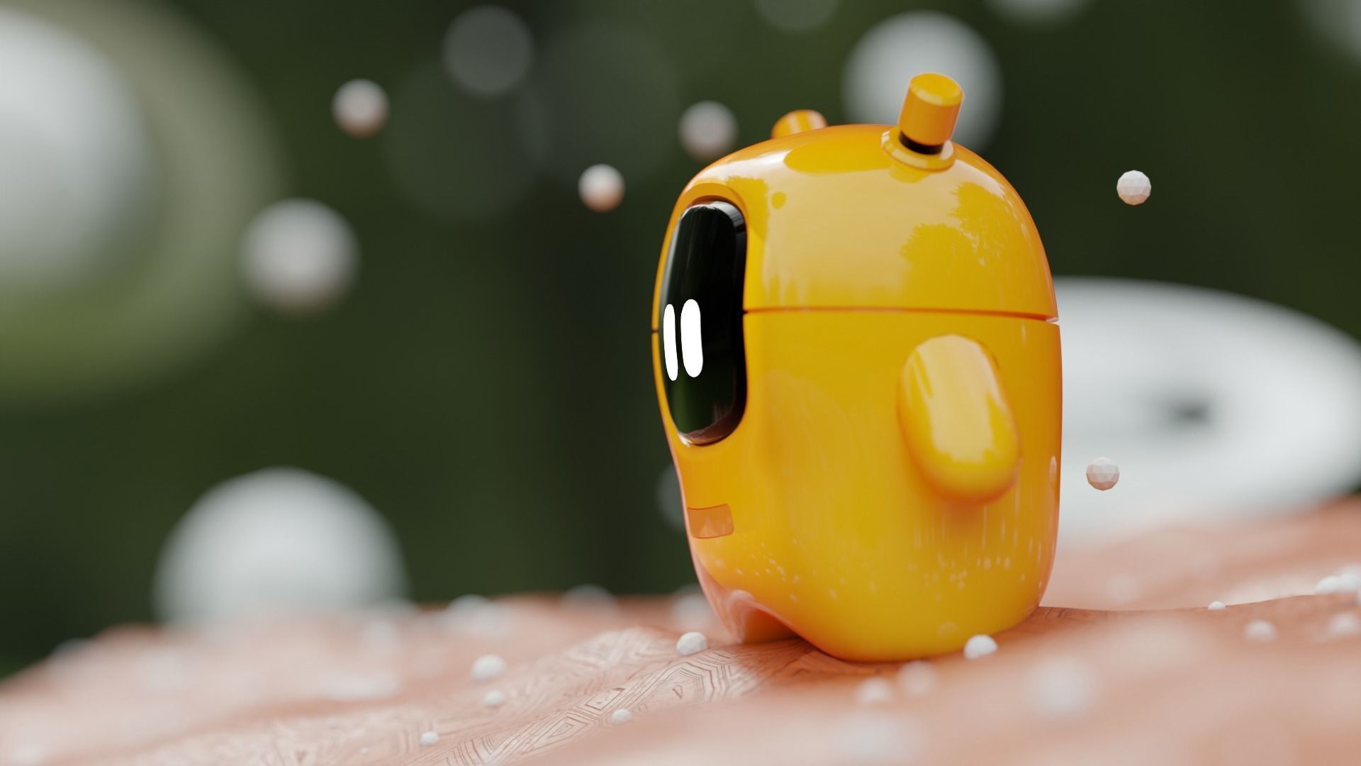 Cute Printable Robot Character 3D model_4